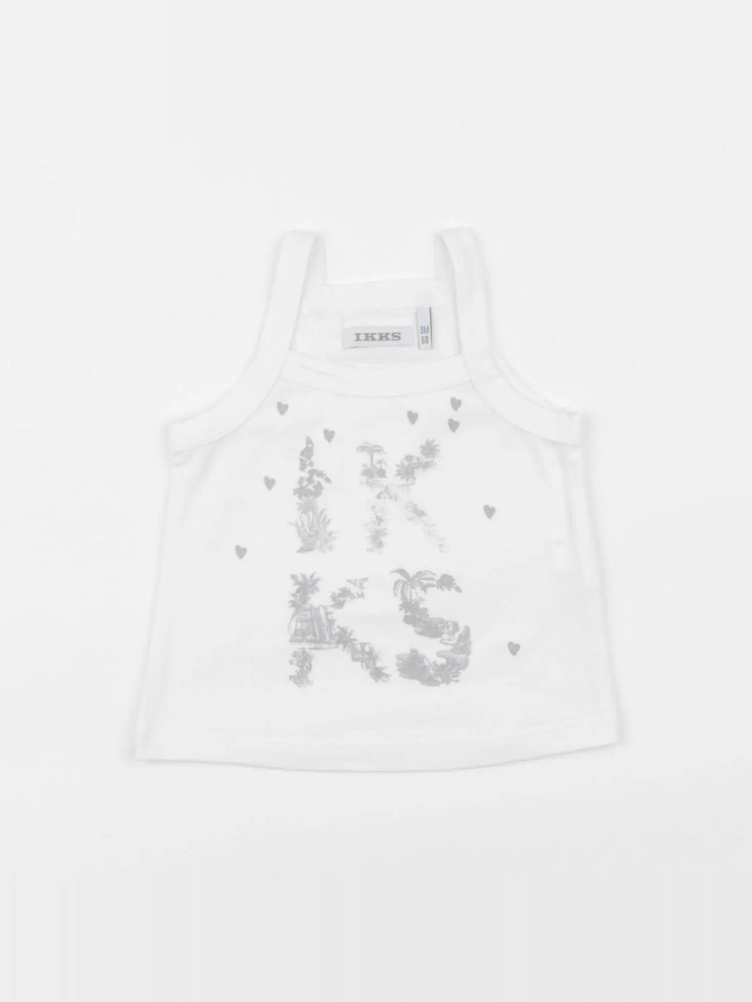 IKKS - débardeur blanc - 3 mois