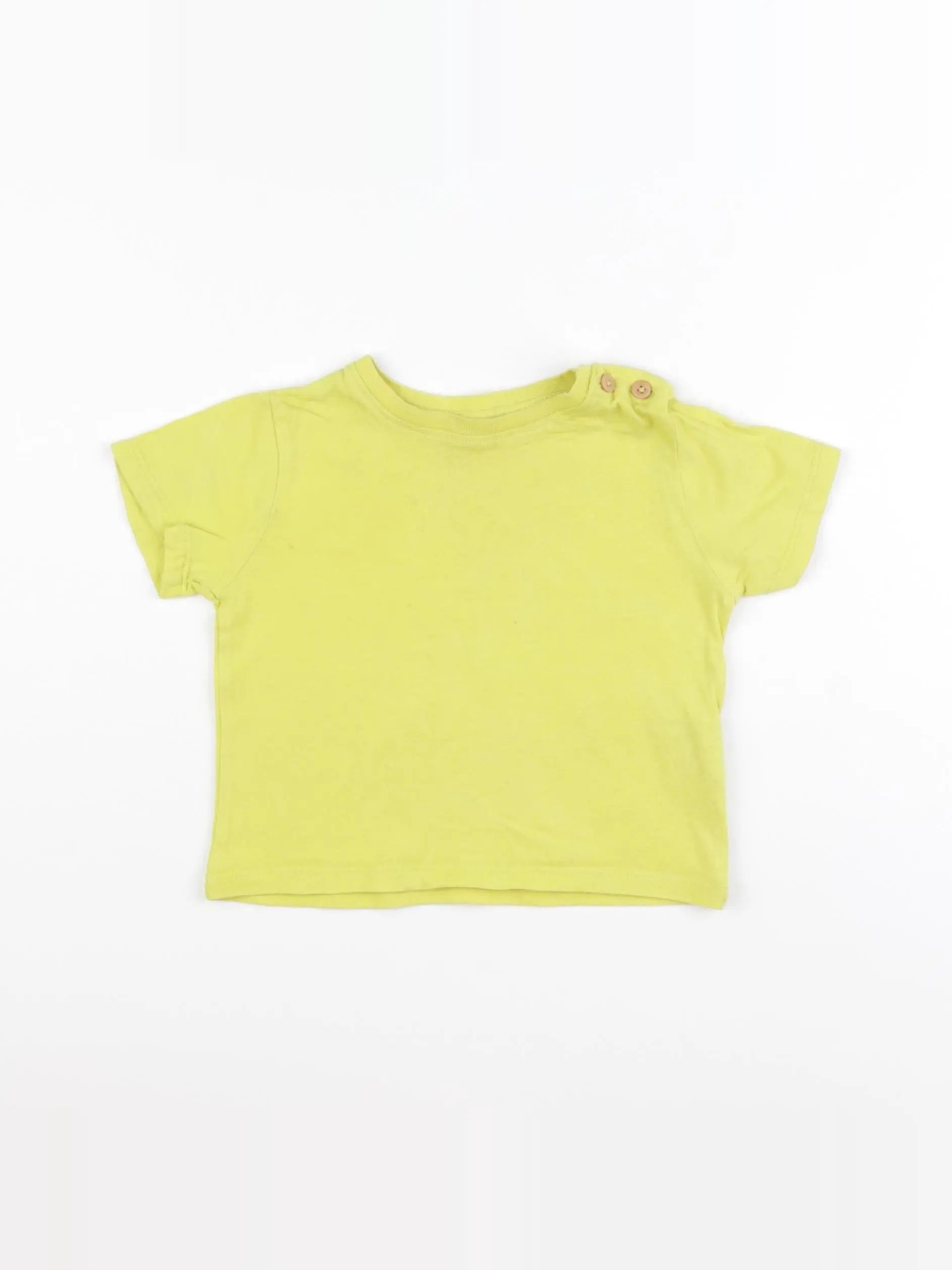 Boutchou - tee-shirt jaune - 12 mois