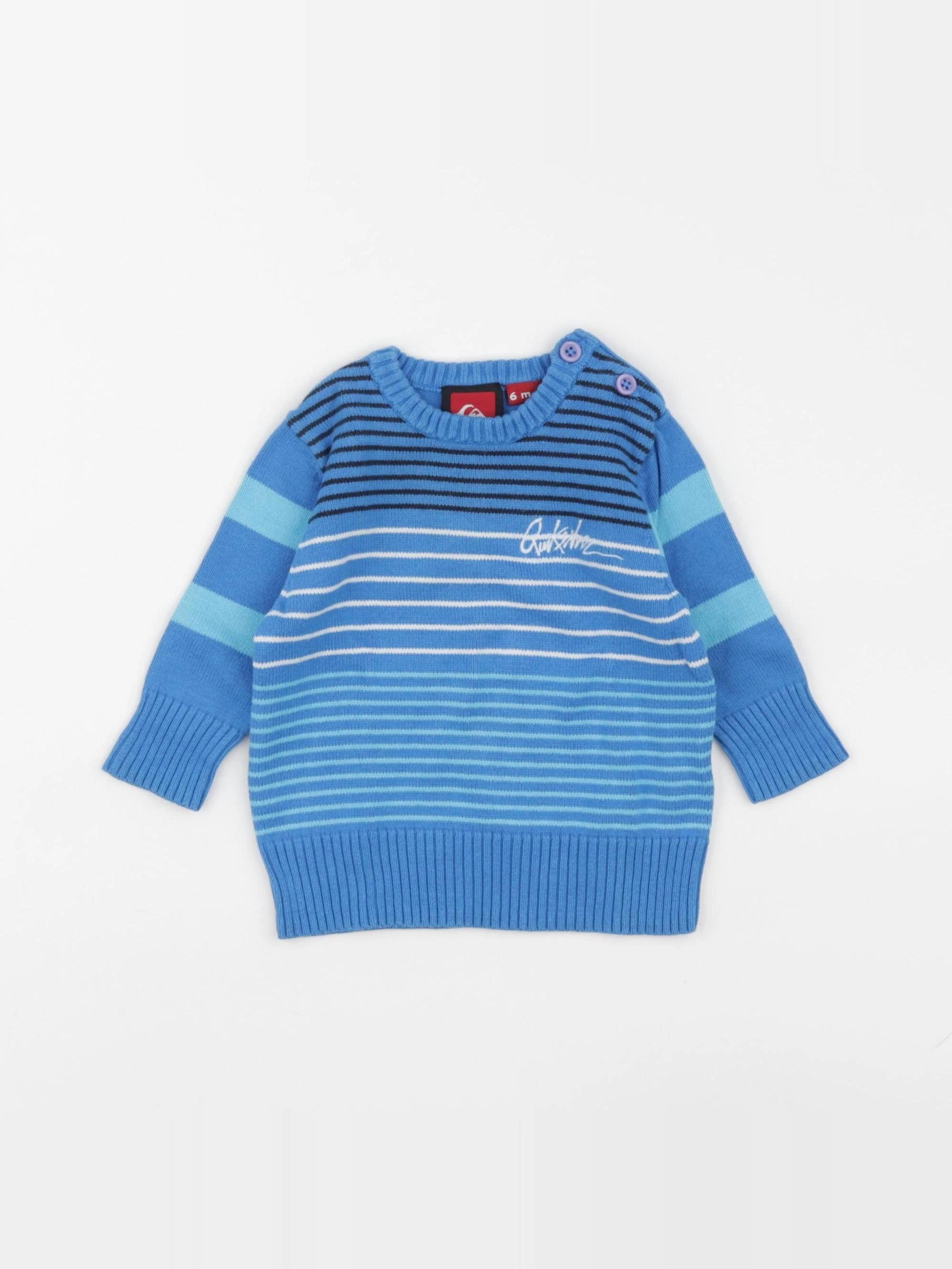 Quiksilver - pull bleu - 6 mois