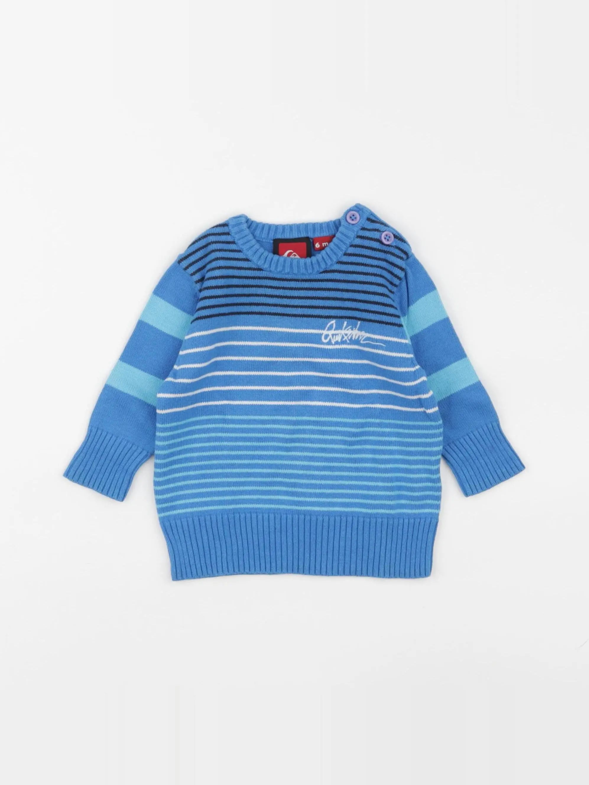 Quiksilver - pull bleu - 6 mois