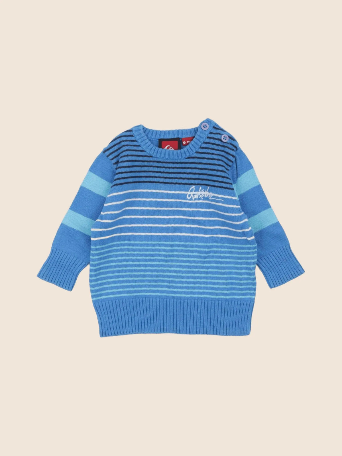 Quiksilver - pull bleu - 6 mois