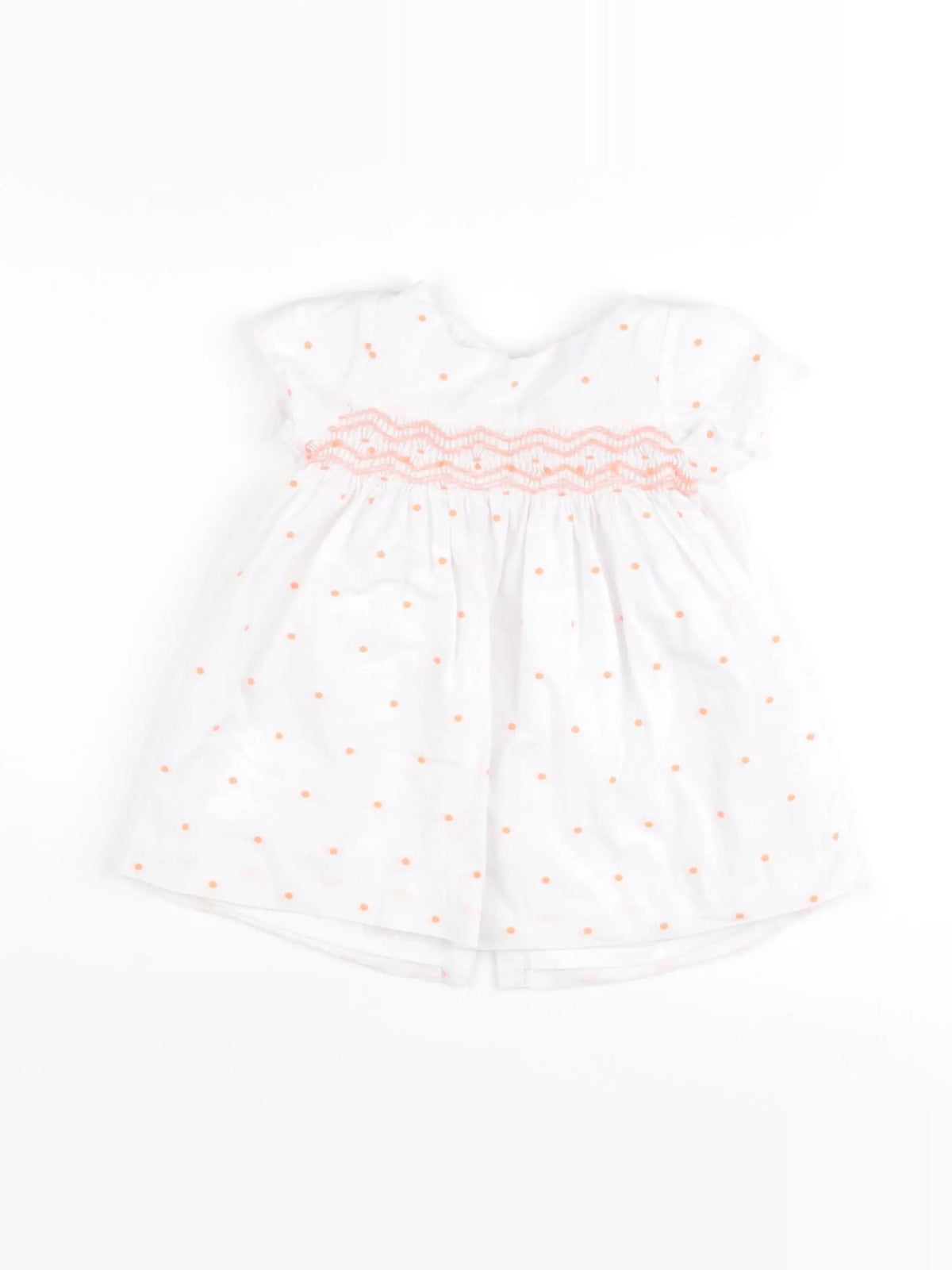 Jacadi - robe orange - 6 mois