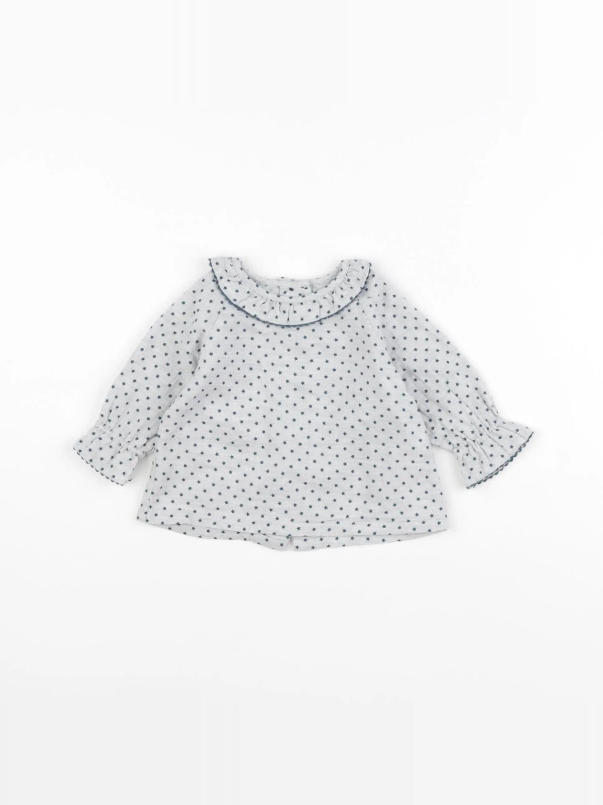 Neck & Neck - blouse gris - 3/6 mois