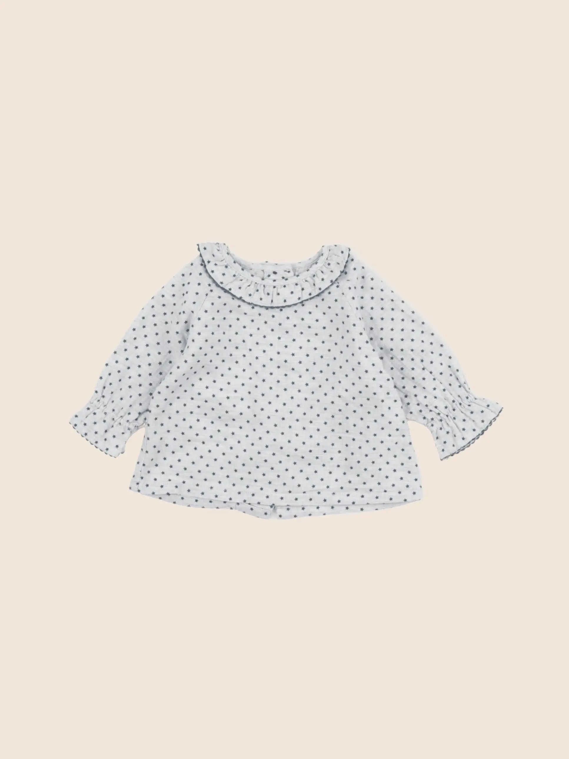 Neck & Neck - blouse gris - 3/6 mois