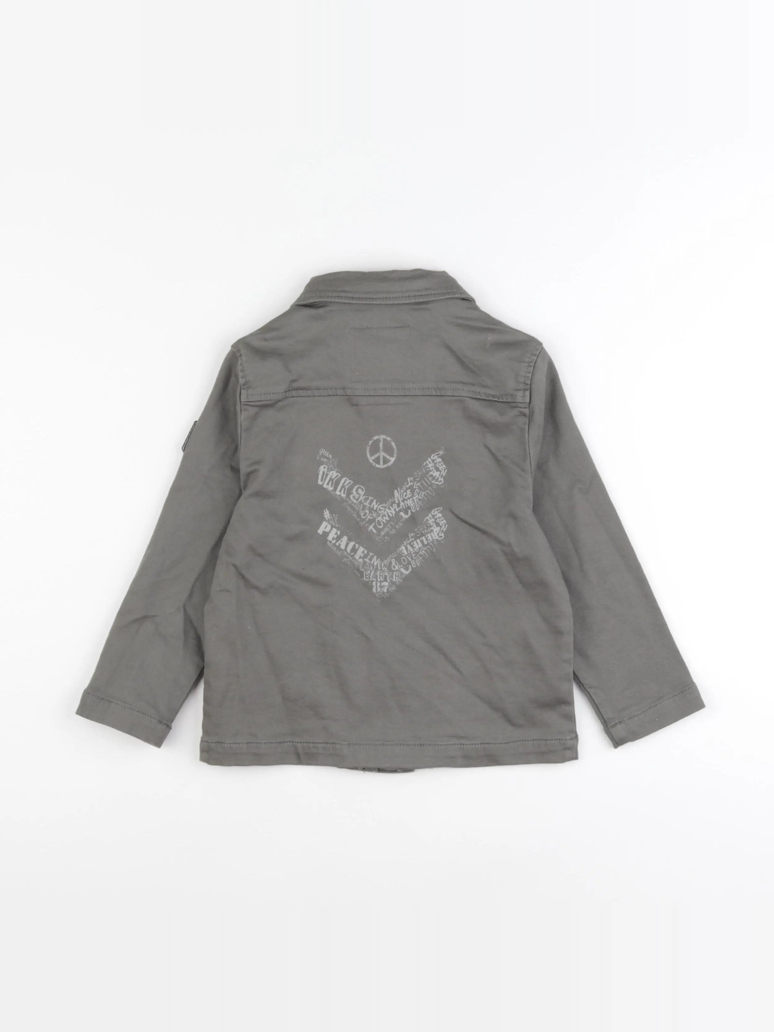 IKKS - veste imprimé au dos vert - 3 ans