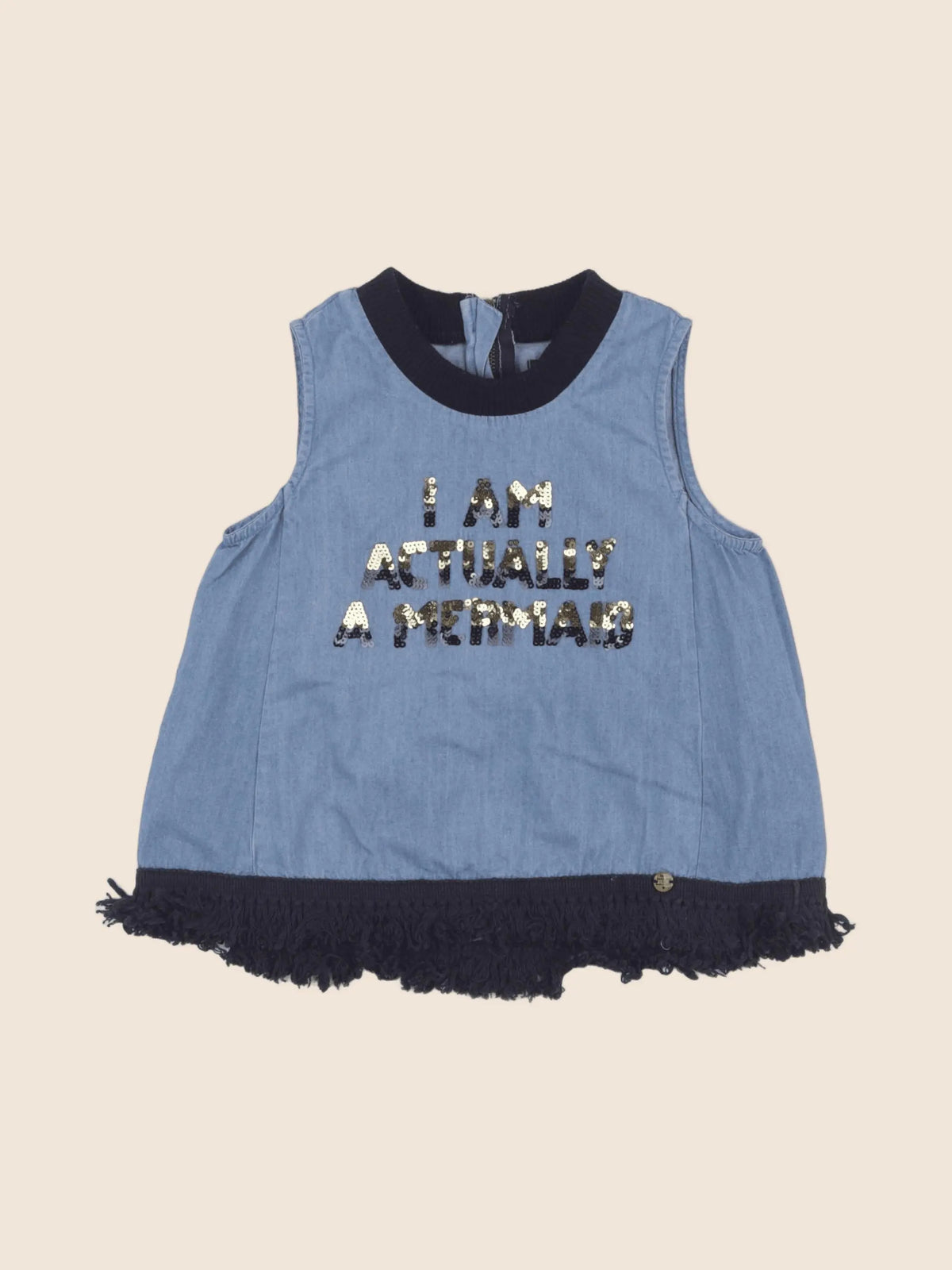 IKKS - blouse bleu - 6 ans