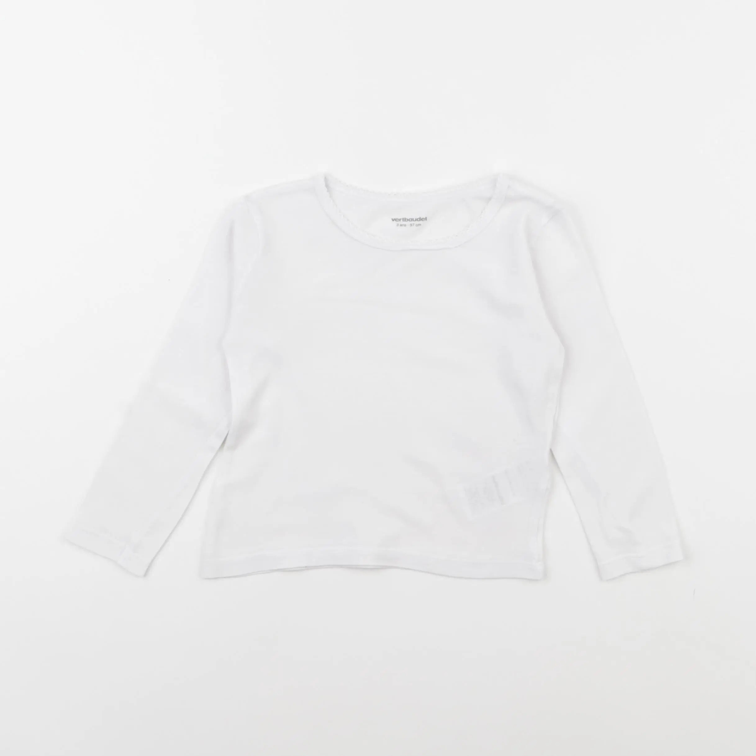 Vertbaudet - maillot de corps blanc - 3 ans