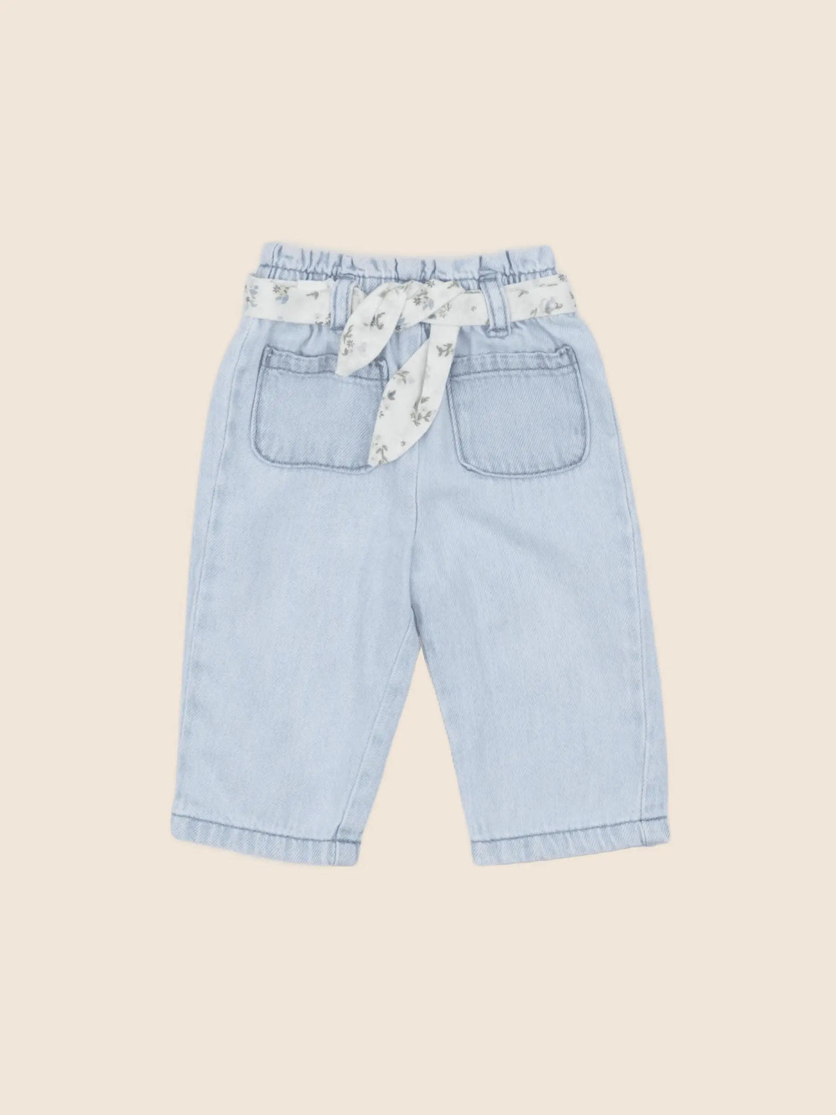 Vertbaudet - pantalon bleu - 6 mois