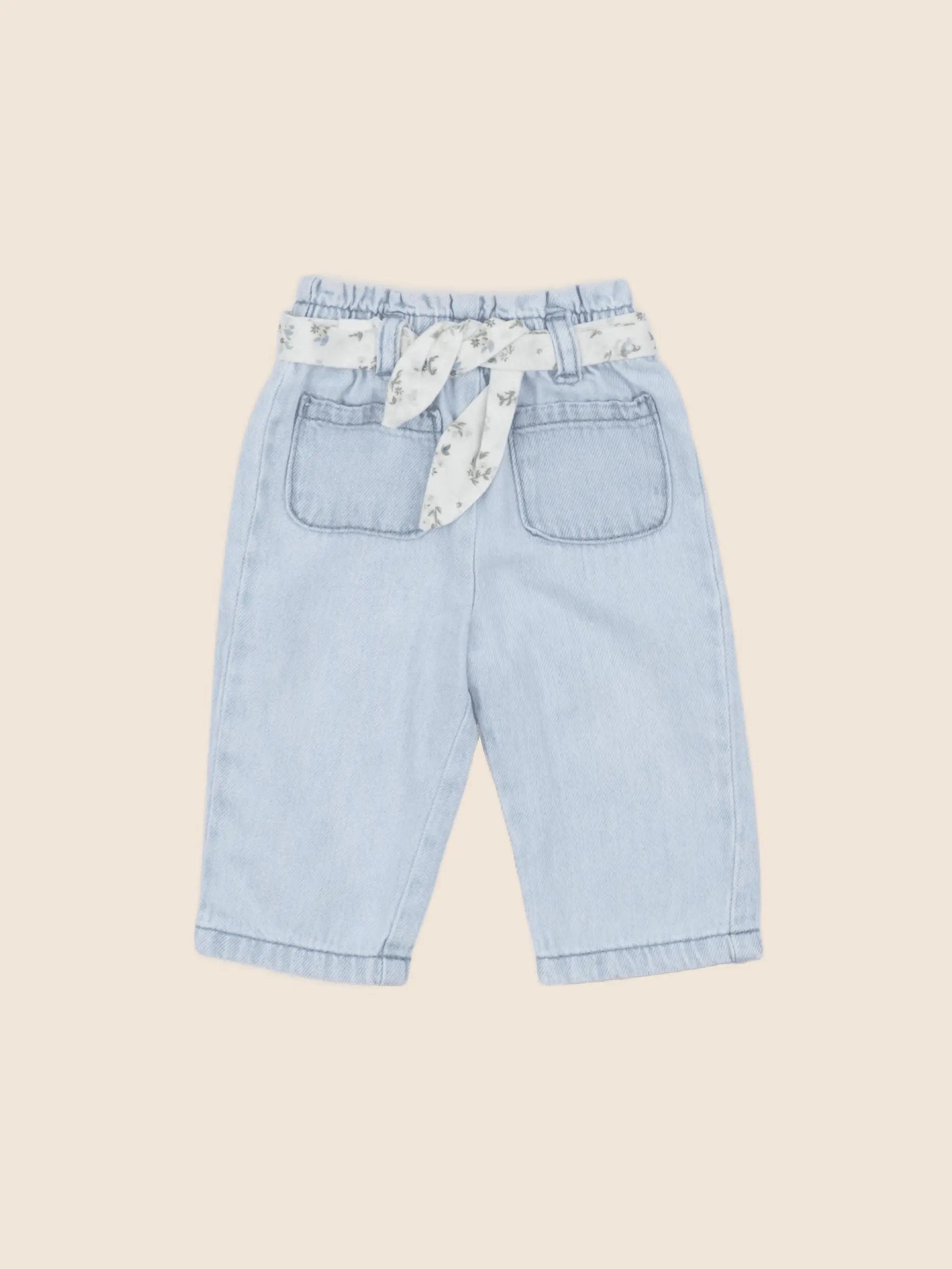 Vertbaudet - pantalon bleu - 6 mois