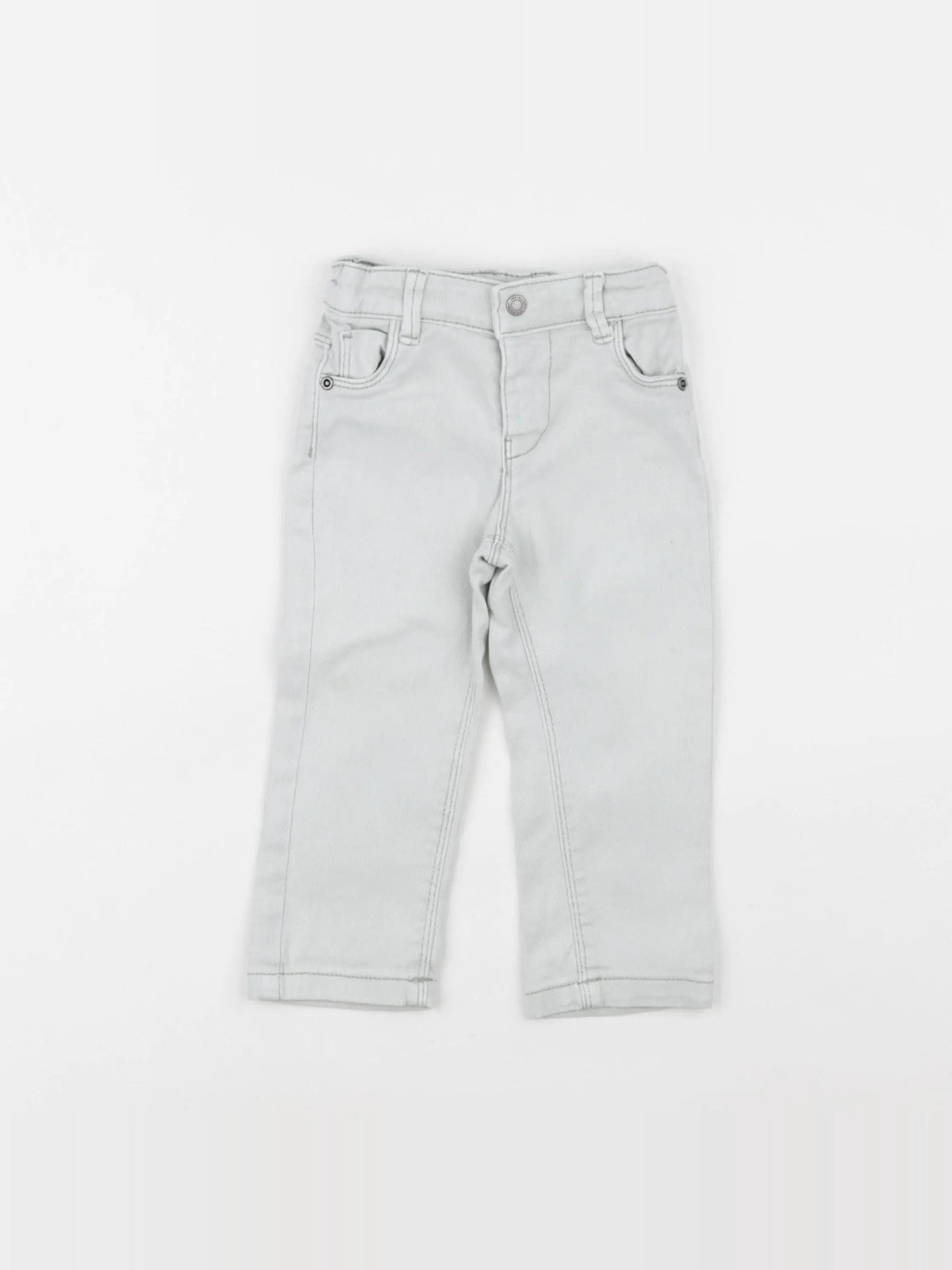 Vertbaudet - pantalon vert - 12 mois