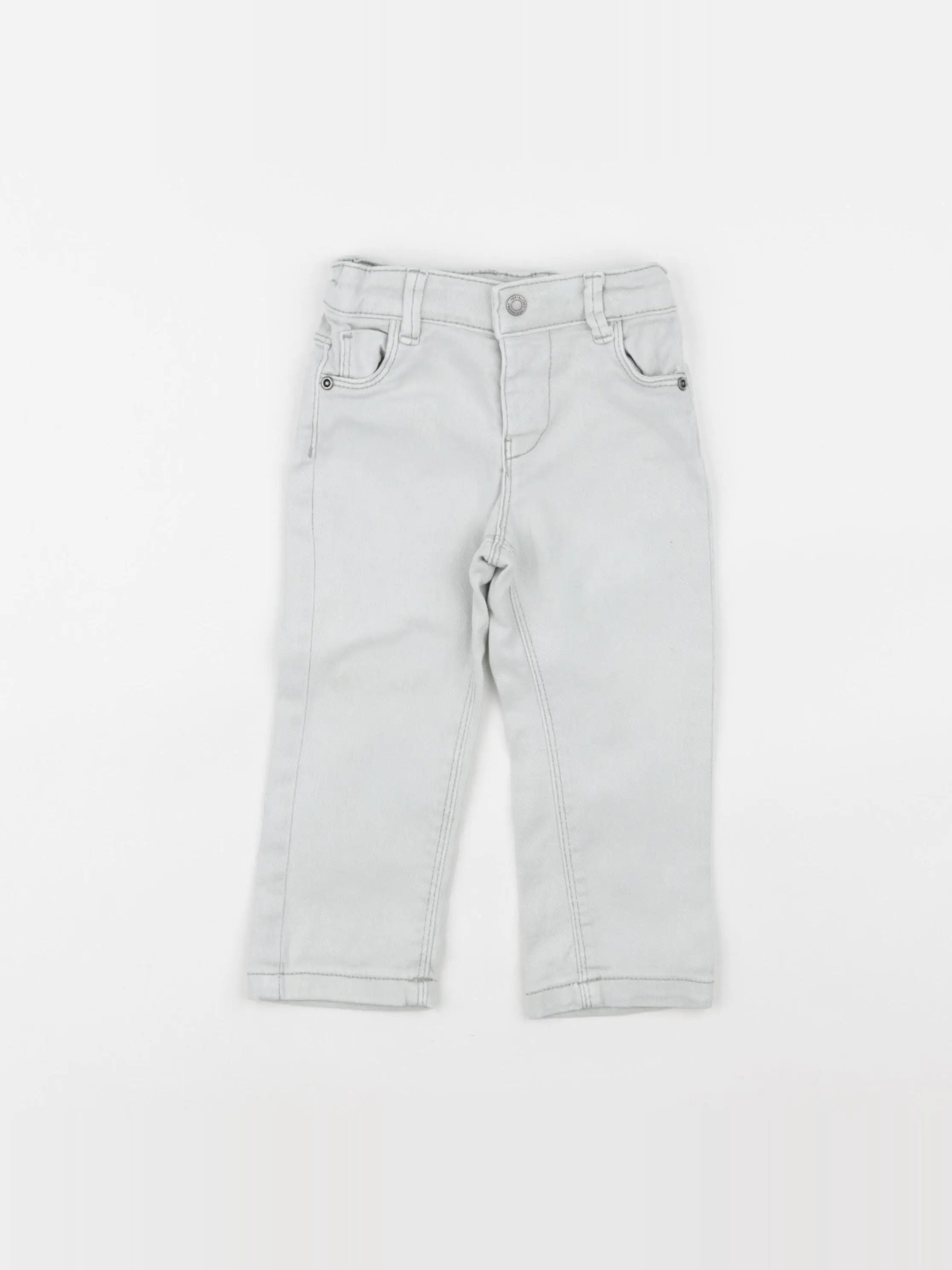Vertbaudet - pantalon vert - 12 mois