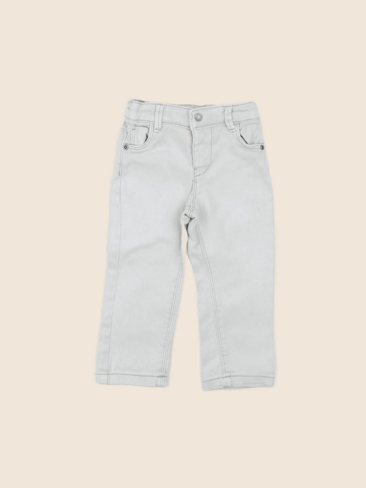 Vertbaudet - pantalon vert - 12 mois