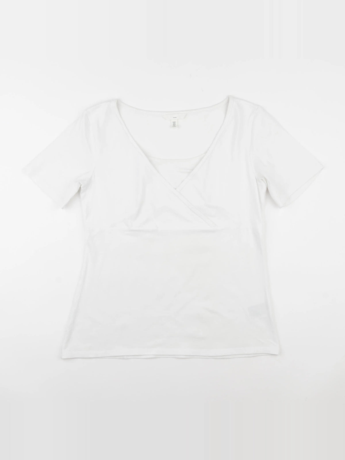 H&M - tee-shirt allaitement blanc - m