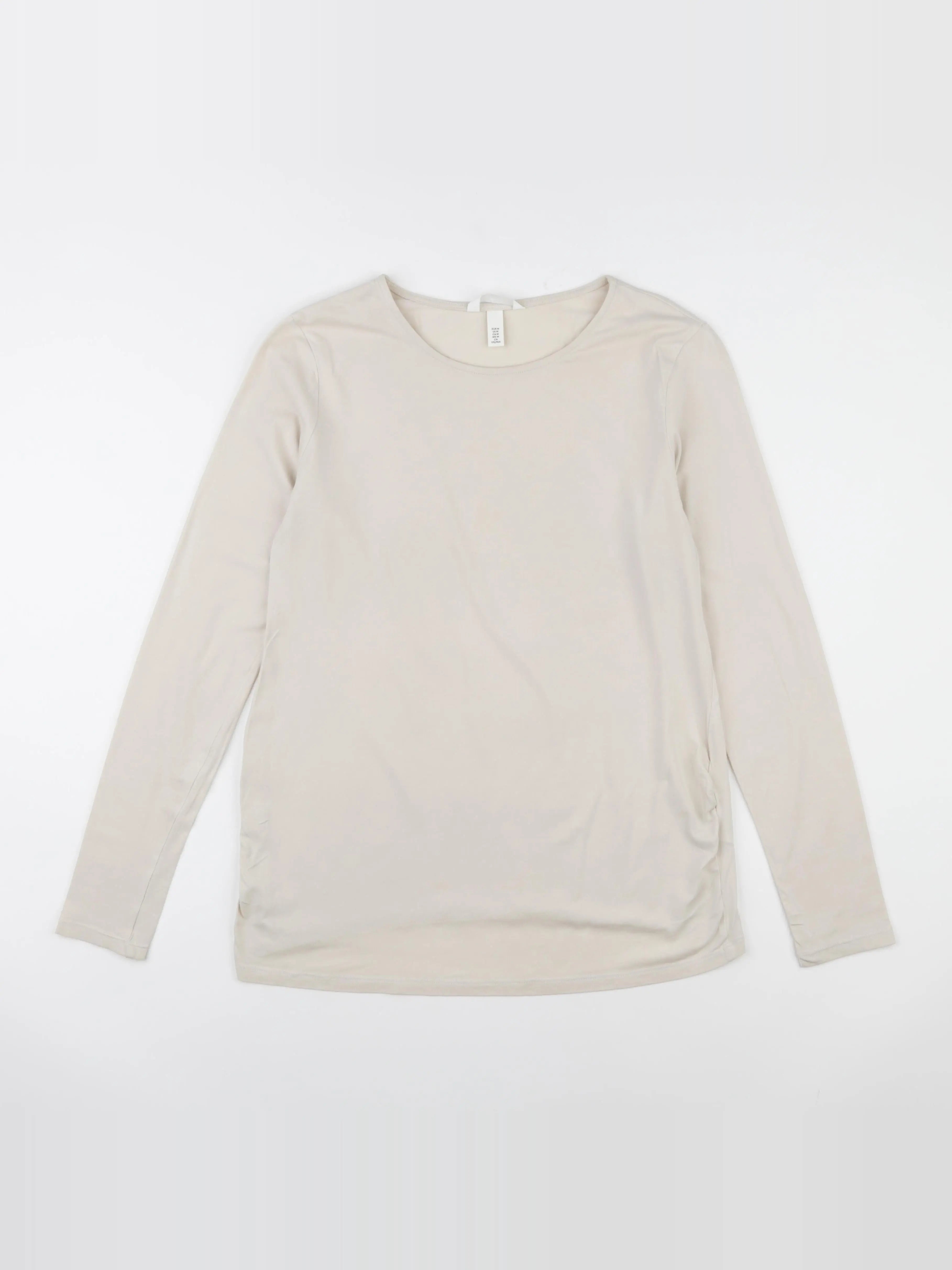 H&M - tee-shirt grossesse beige - m