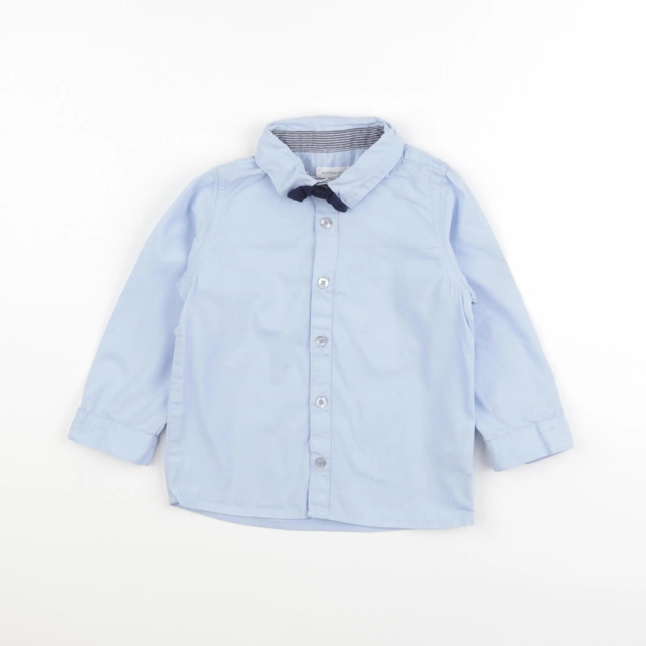 Vertbaudet - chemise bleu - 2 ans