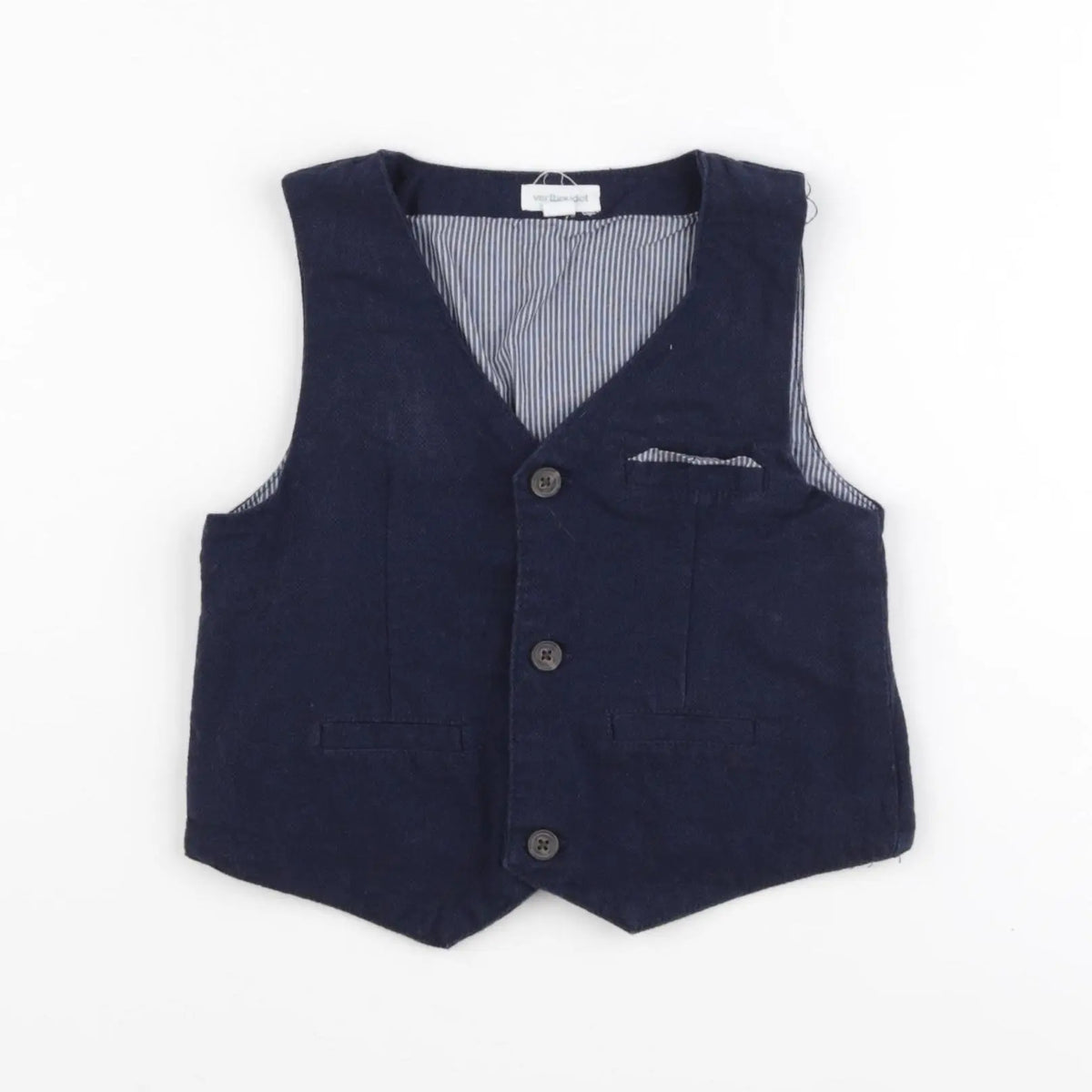 Vertbaudet - gilet bleu - 2 ans