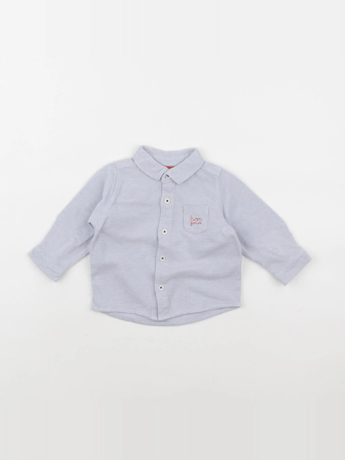 Tape à l'oeil - chemise bleu - 9 mois
