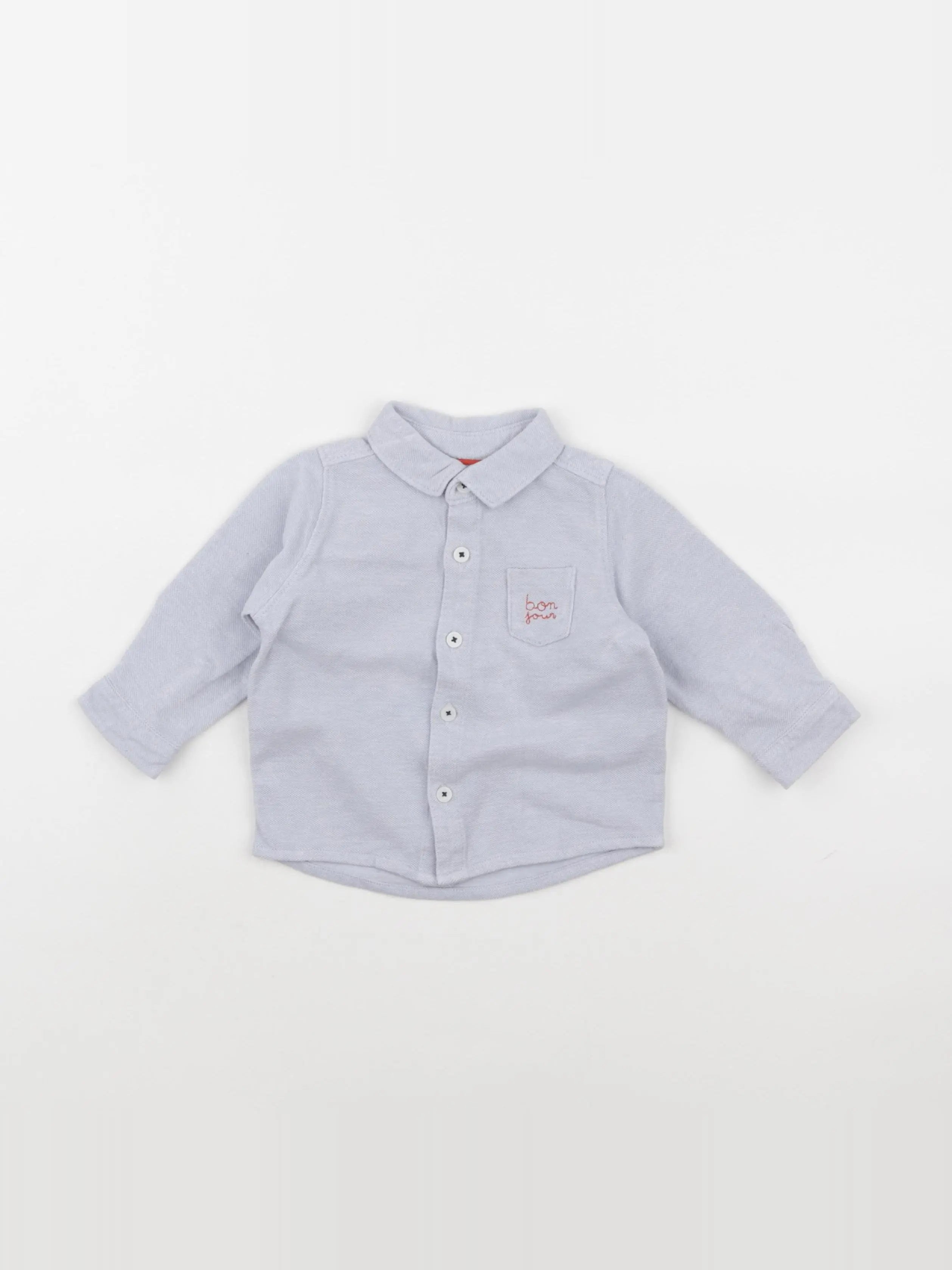 Tape à l'oeil - chemise bleu - 9 mois