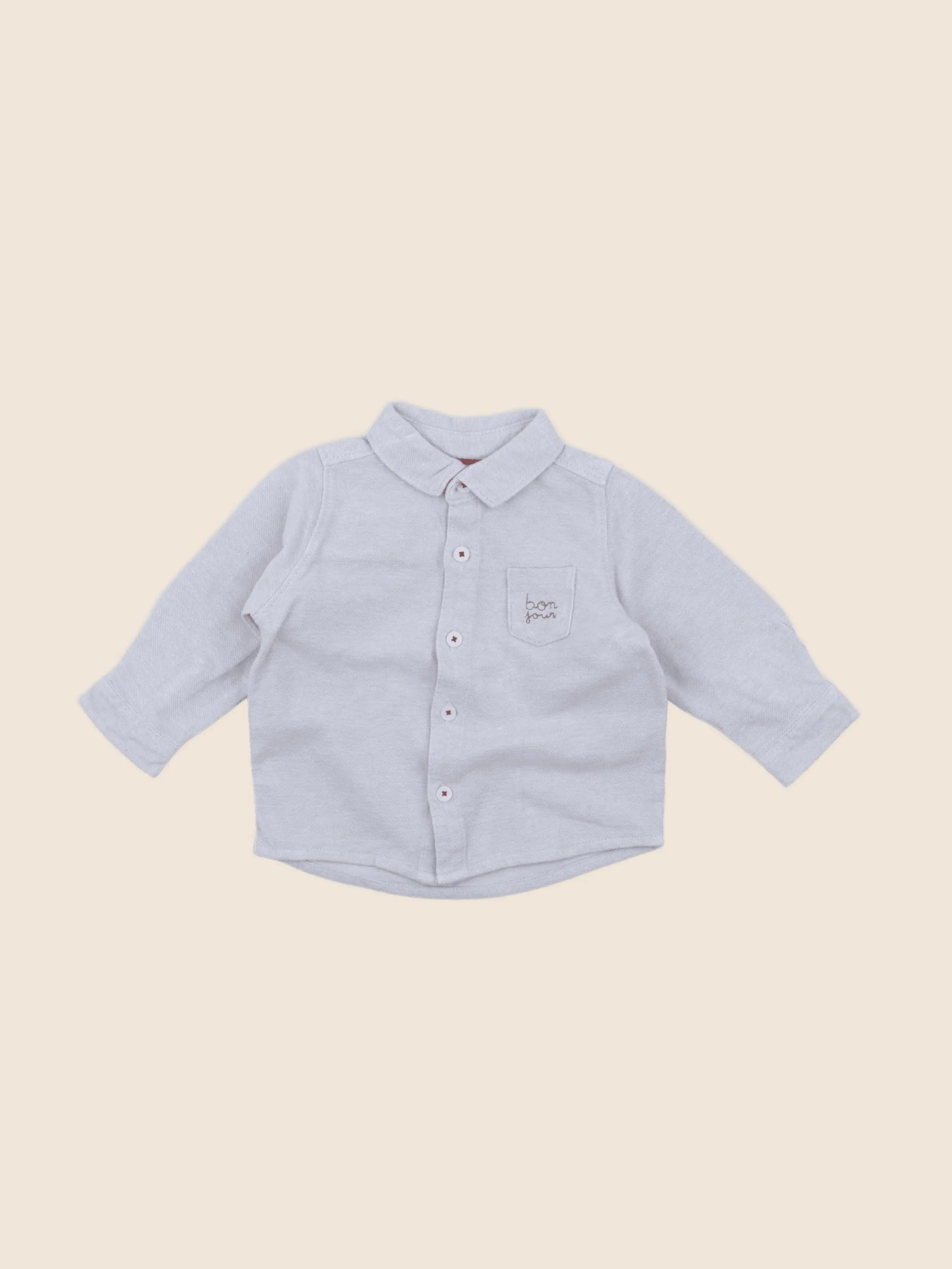 Tape à l'oeil - chemise bleu - 9 mois
