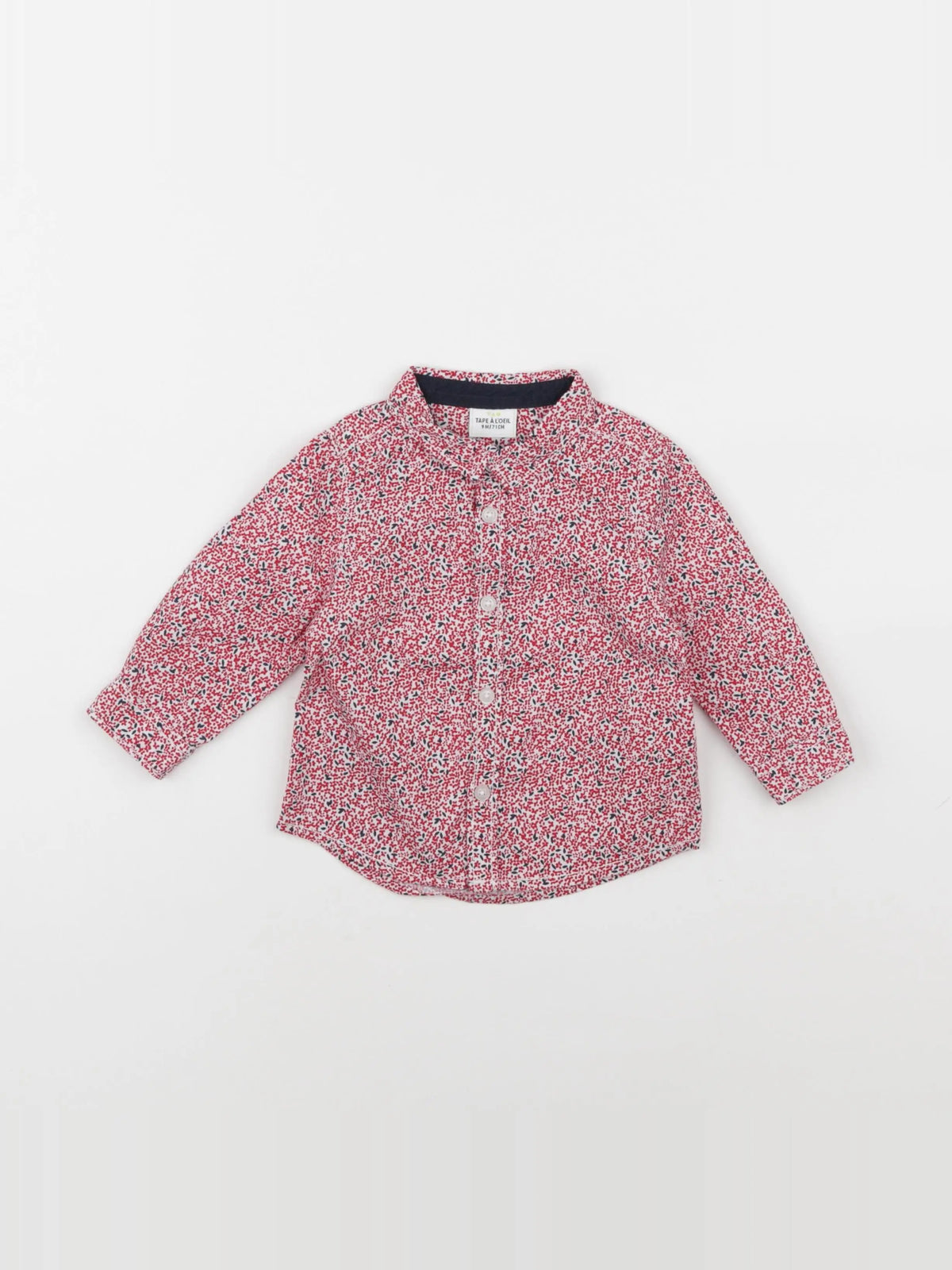 Tape à l'oeil - chemise rouge - 9 mois