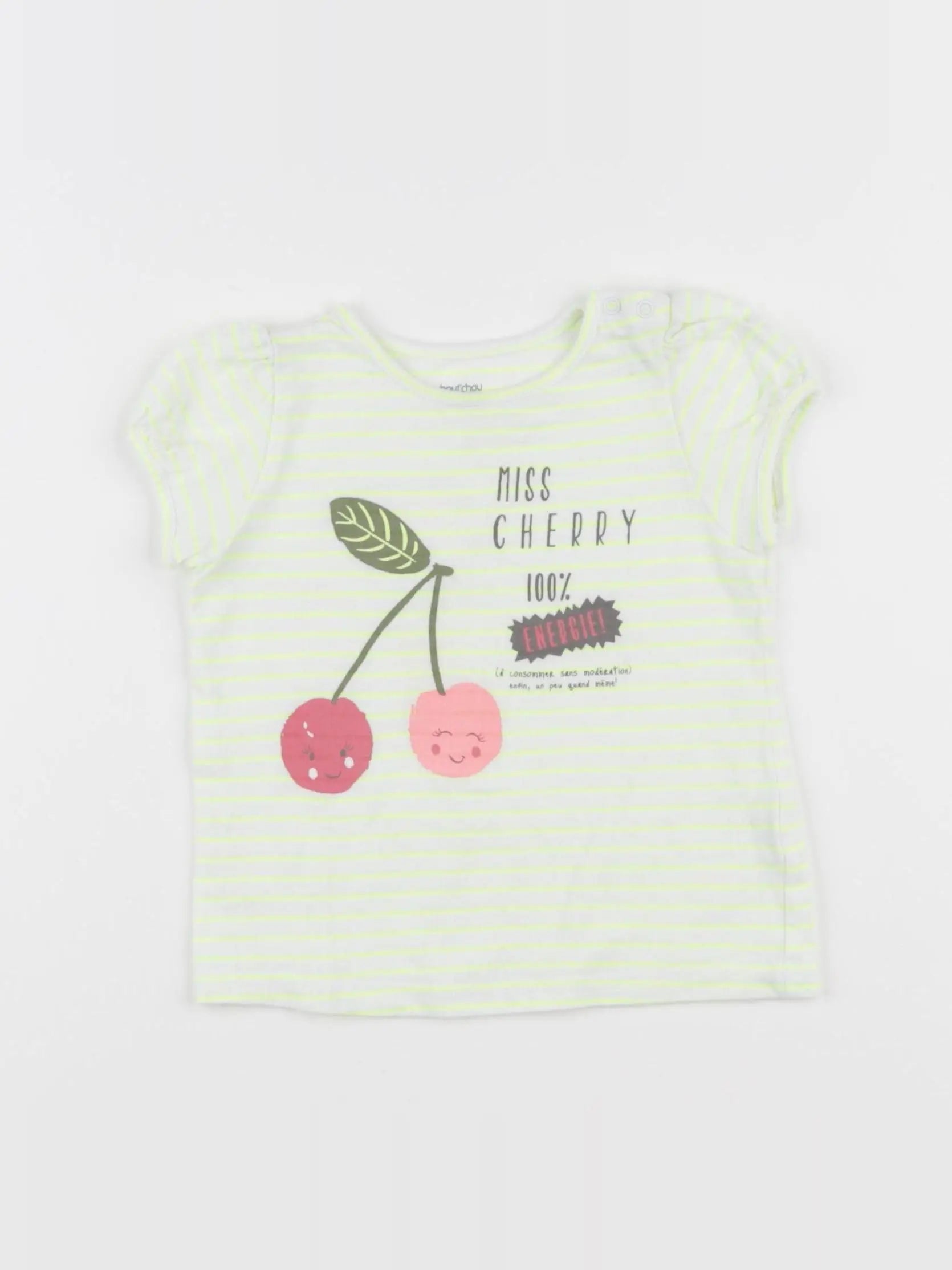 Boutchou - tee-shirt jaune - 18 mois