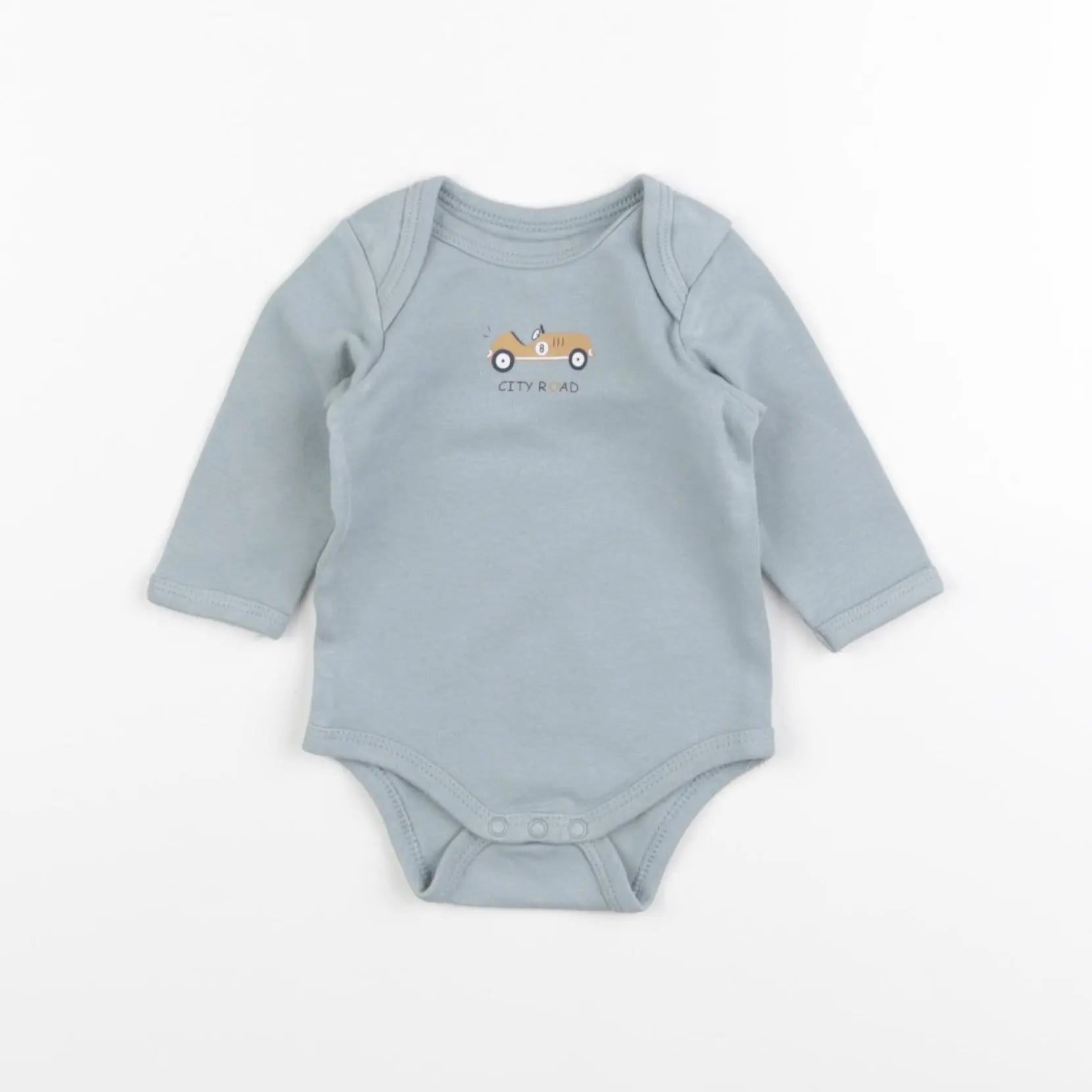 Vertbaudet - body bleu - 3 mois