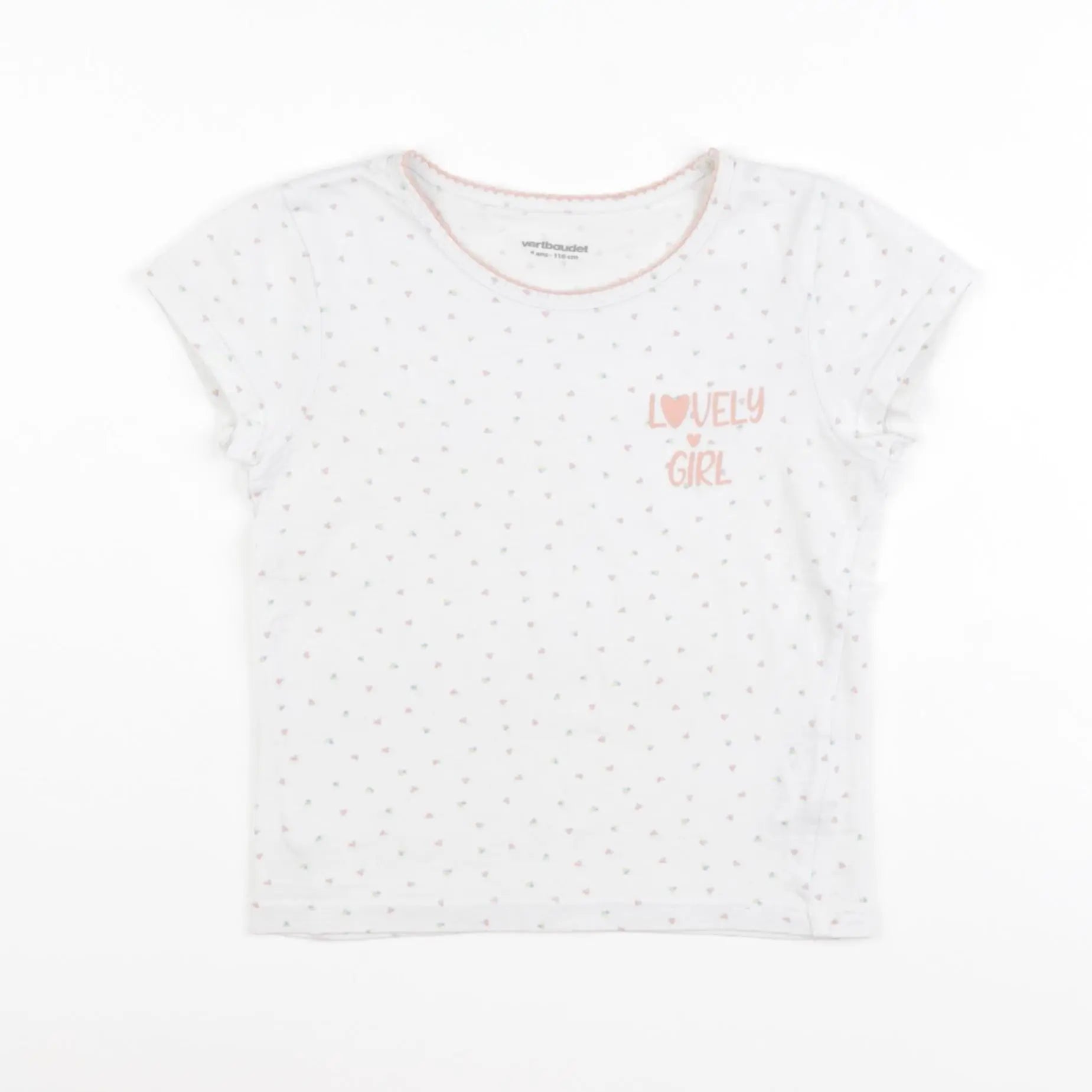 Vertbaudet - maillot de corps blanc - 5 ans