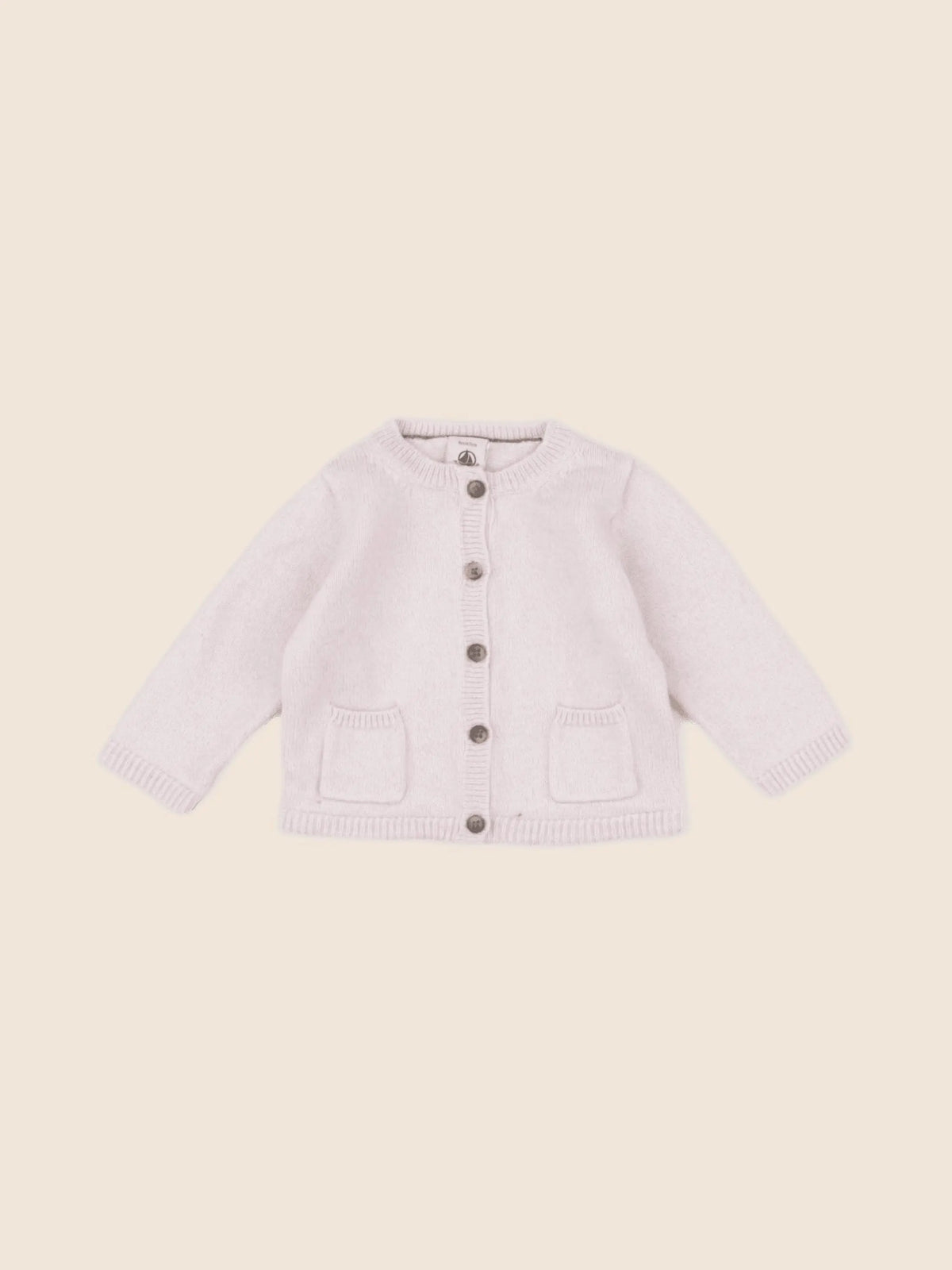 Petit Bateau - gilet rose - 6 mois