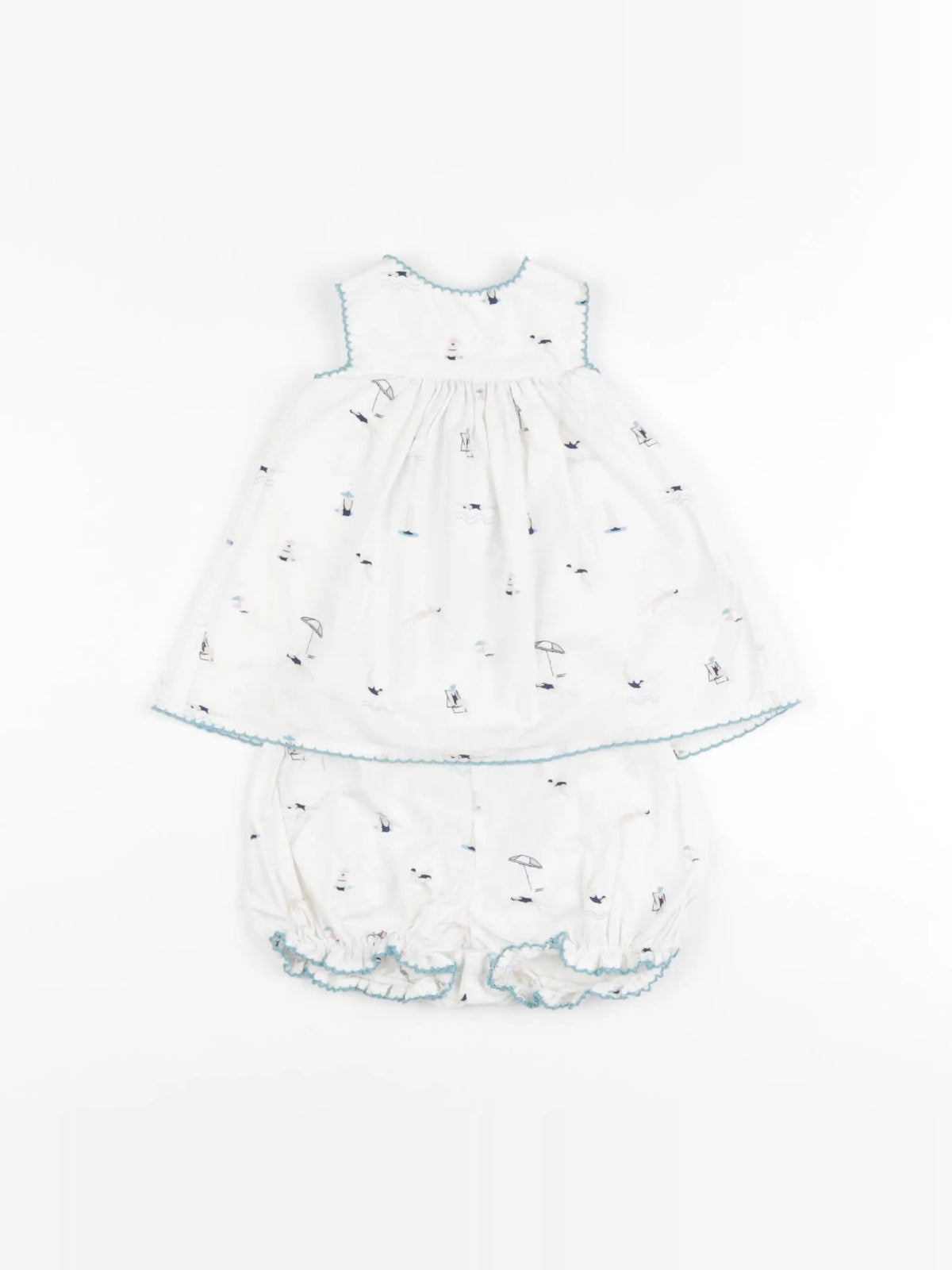 La Redoute - robe bleu - 6 mois