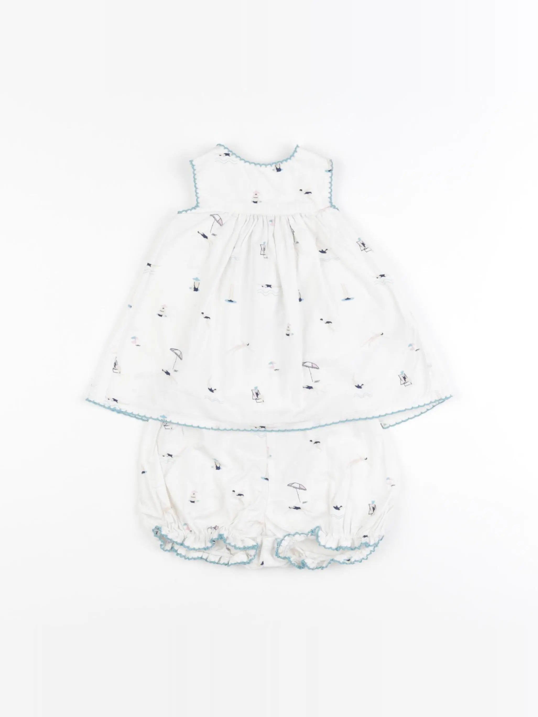 La Redoute - robe bleu - 6 mois