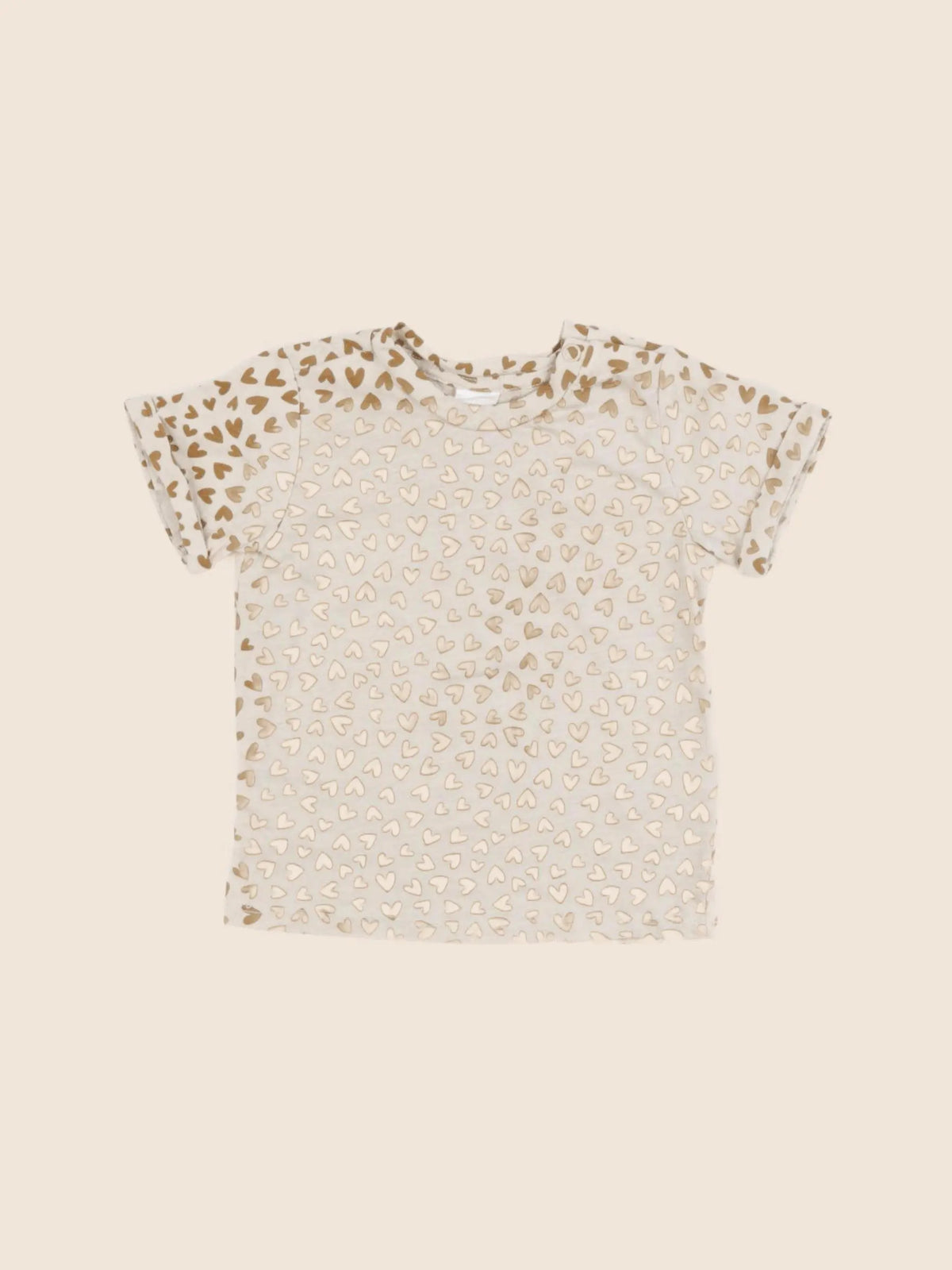 H&M - tee-shirt marron - 6/9 mois