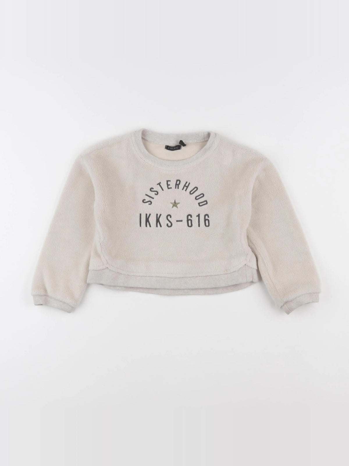 IKKS - sweat beige - 5 ans