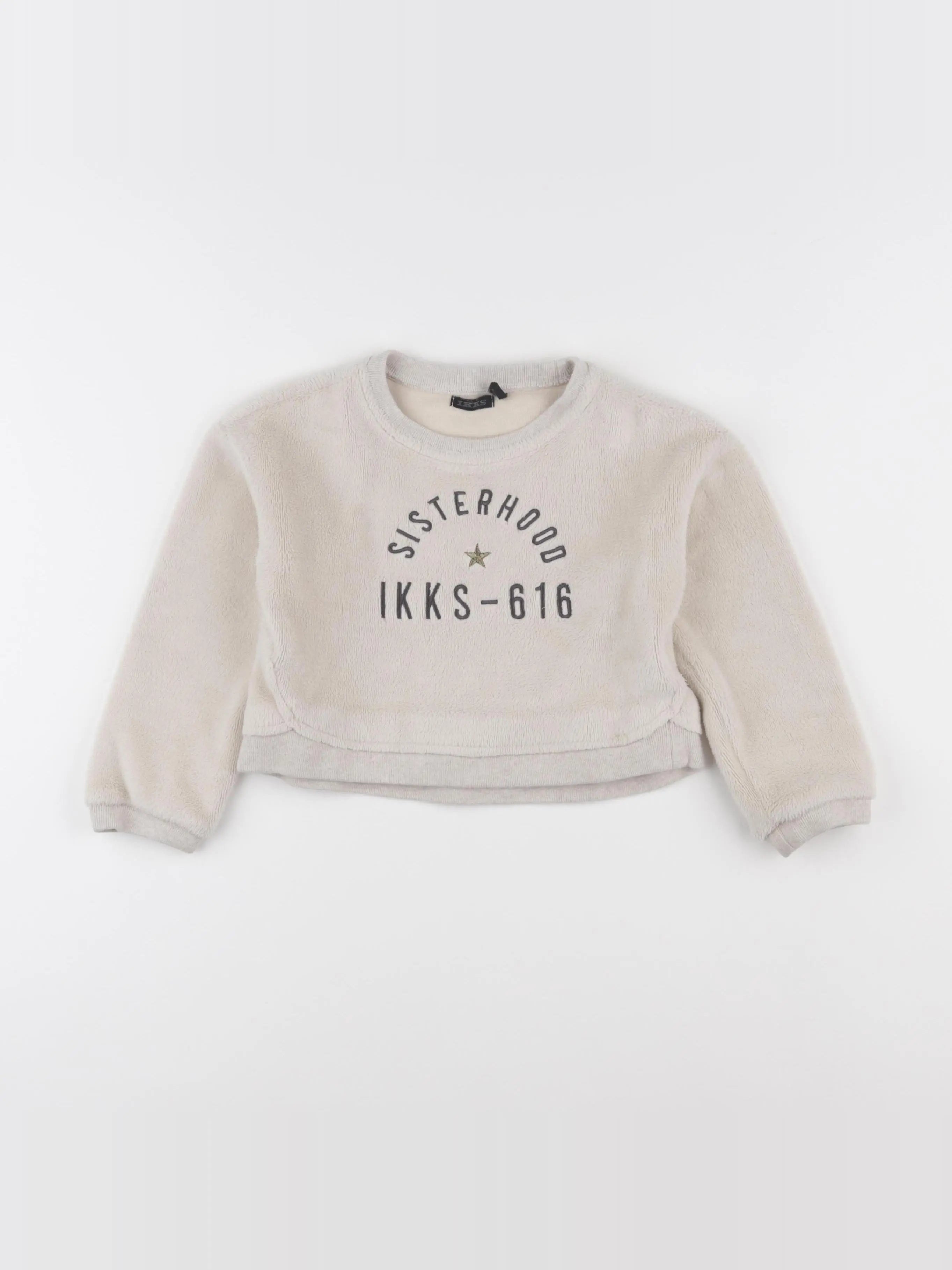 IKKS - sweat beige - 5 ans