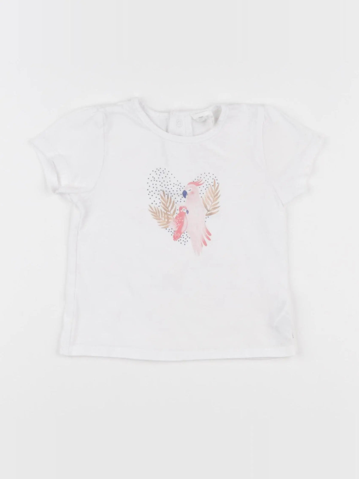 Carrément Beau - tee-shirt blanc - 18 mois