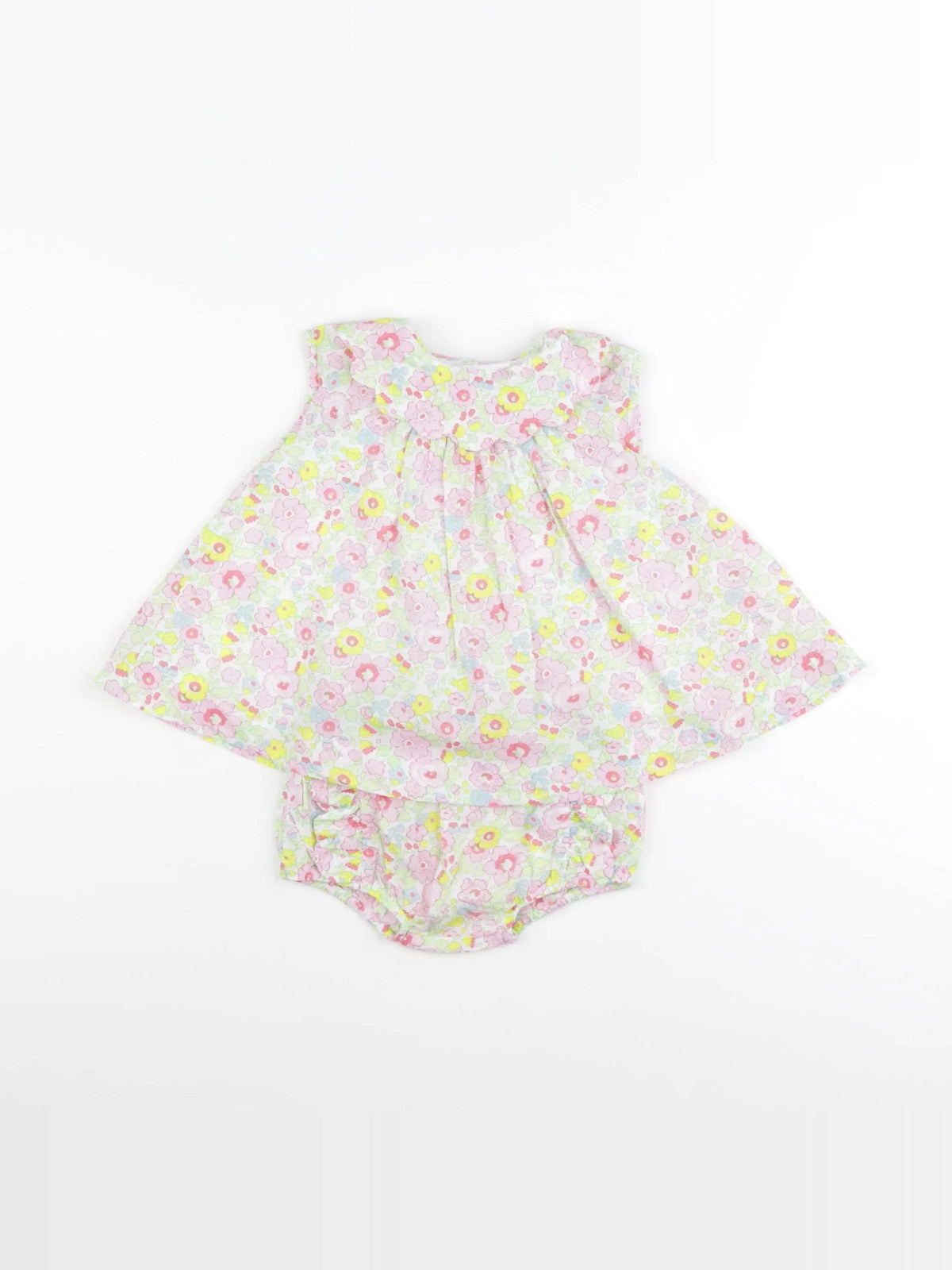 Jacadi - robe liberty multicolore - 6 mois