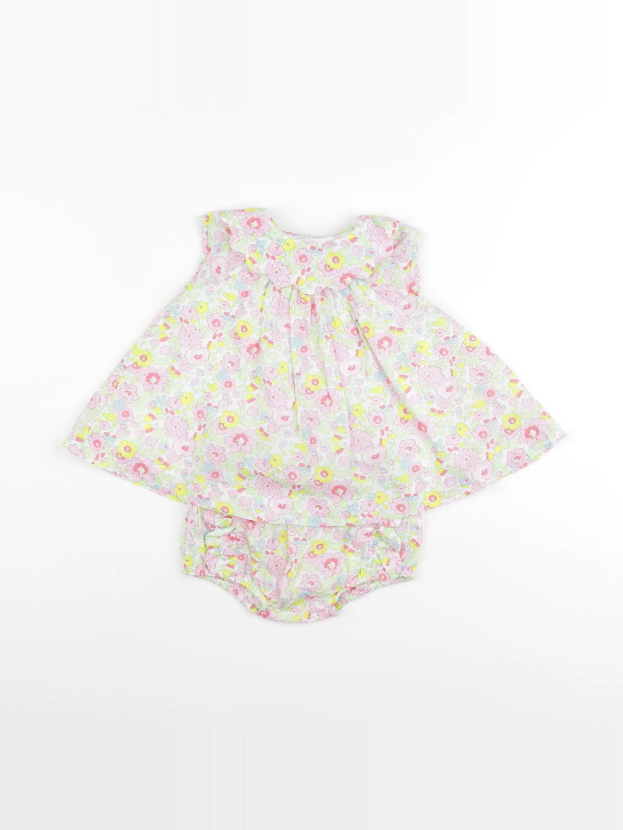 Jacadi - robe liberty multicolore - 6 mois