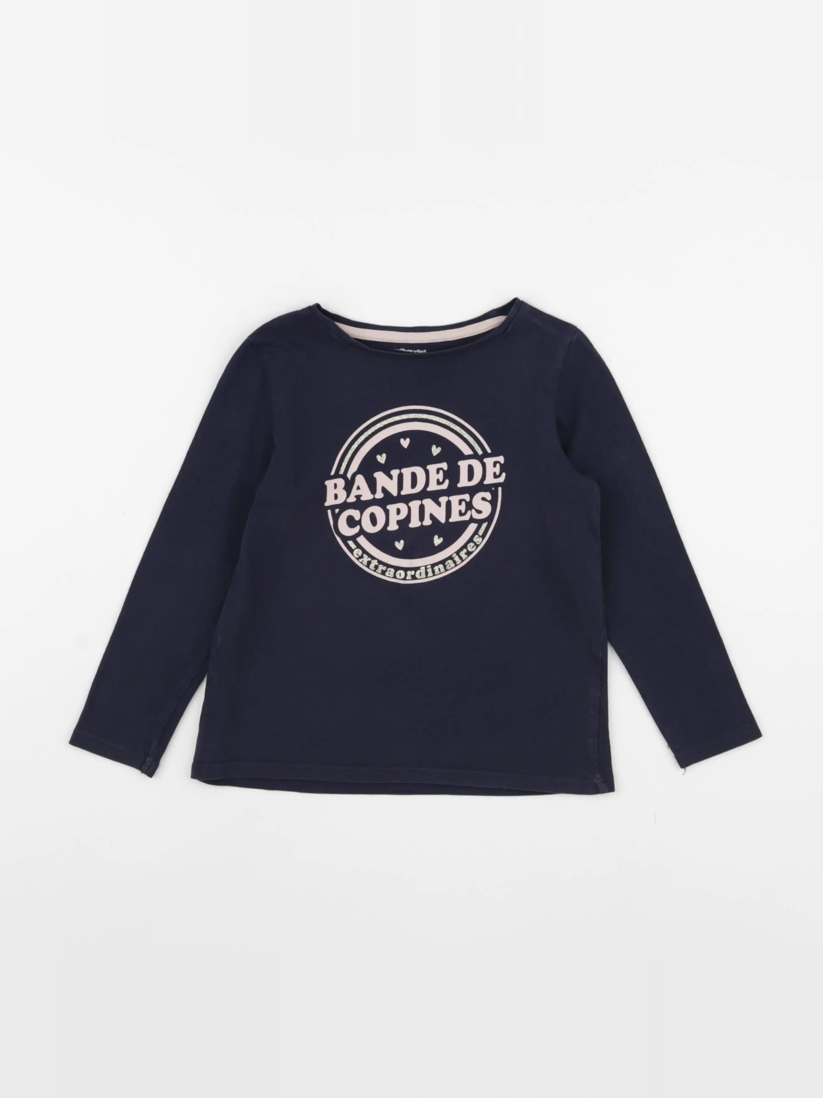 Vertbaudet - tee-shirt bleu - 5 ans