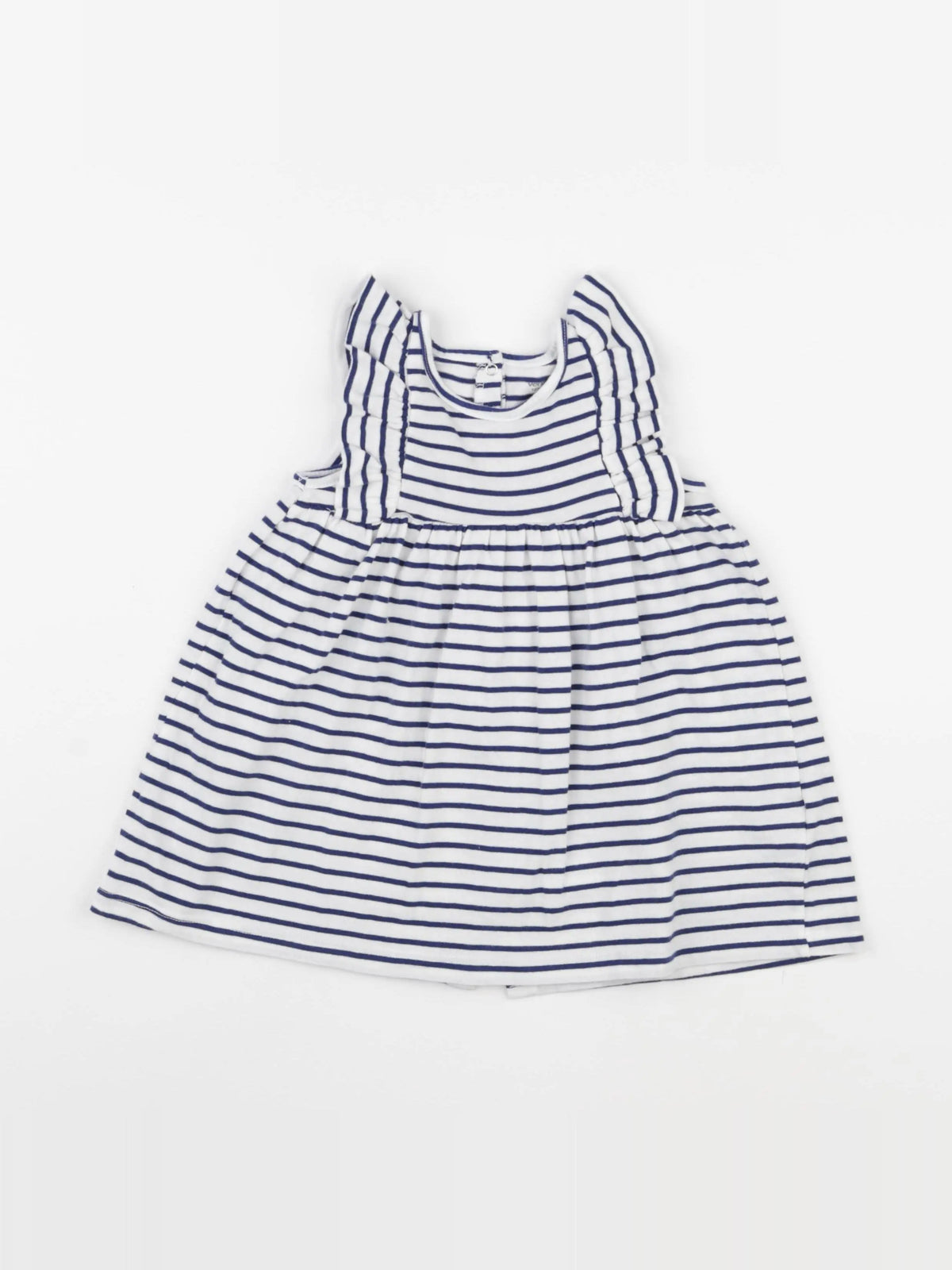 Vertbaudet - robe bleu - 12 mois