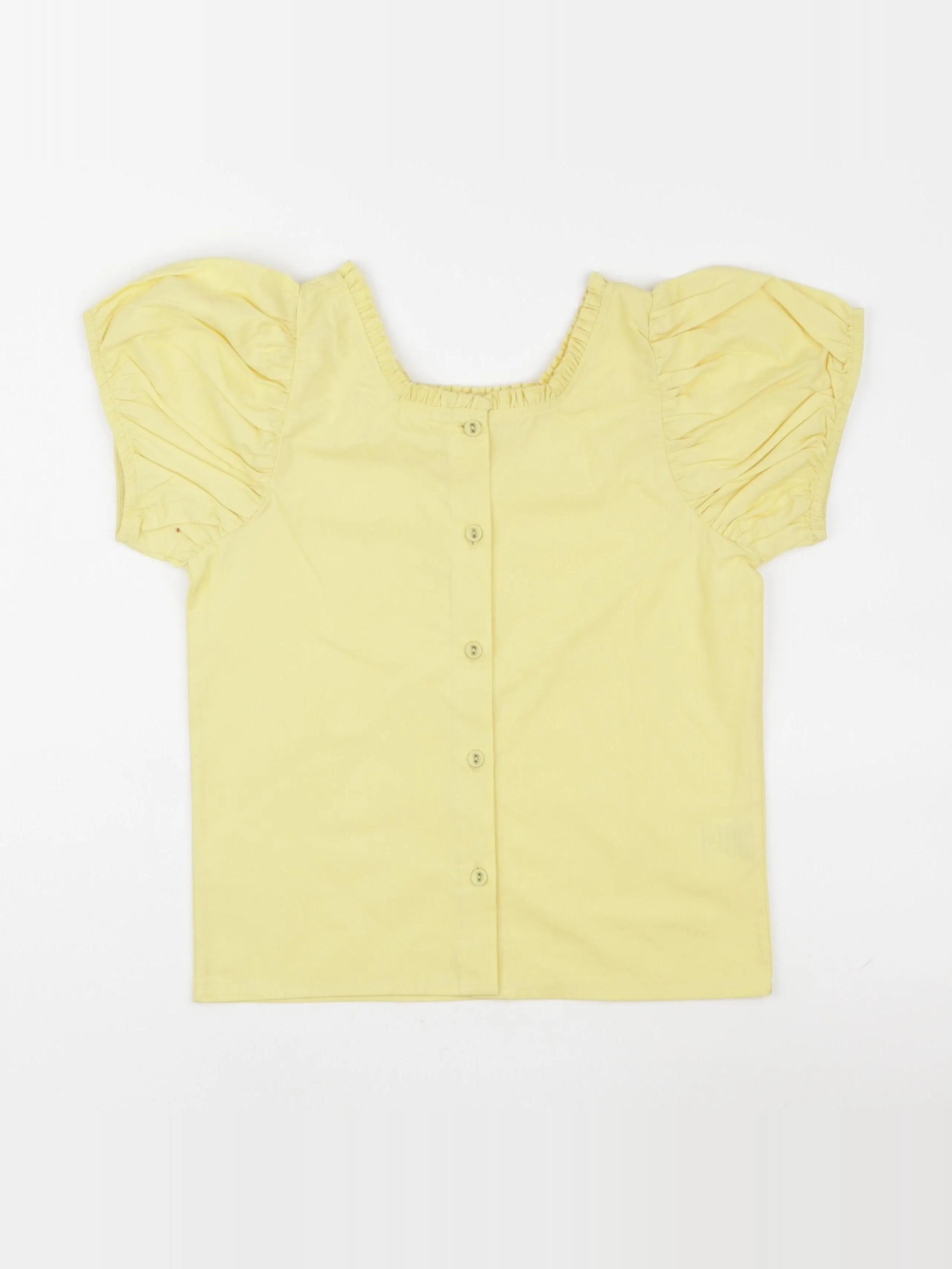 Little Cigogne - blouse jaune - 10 ans