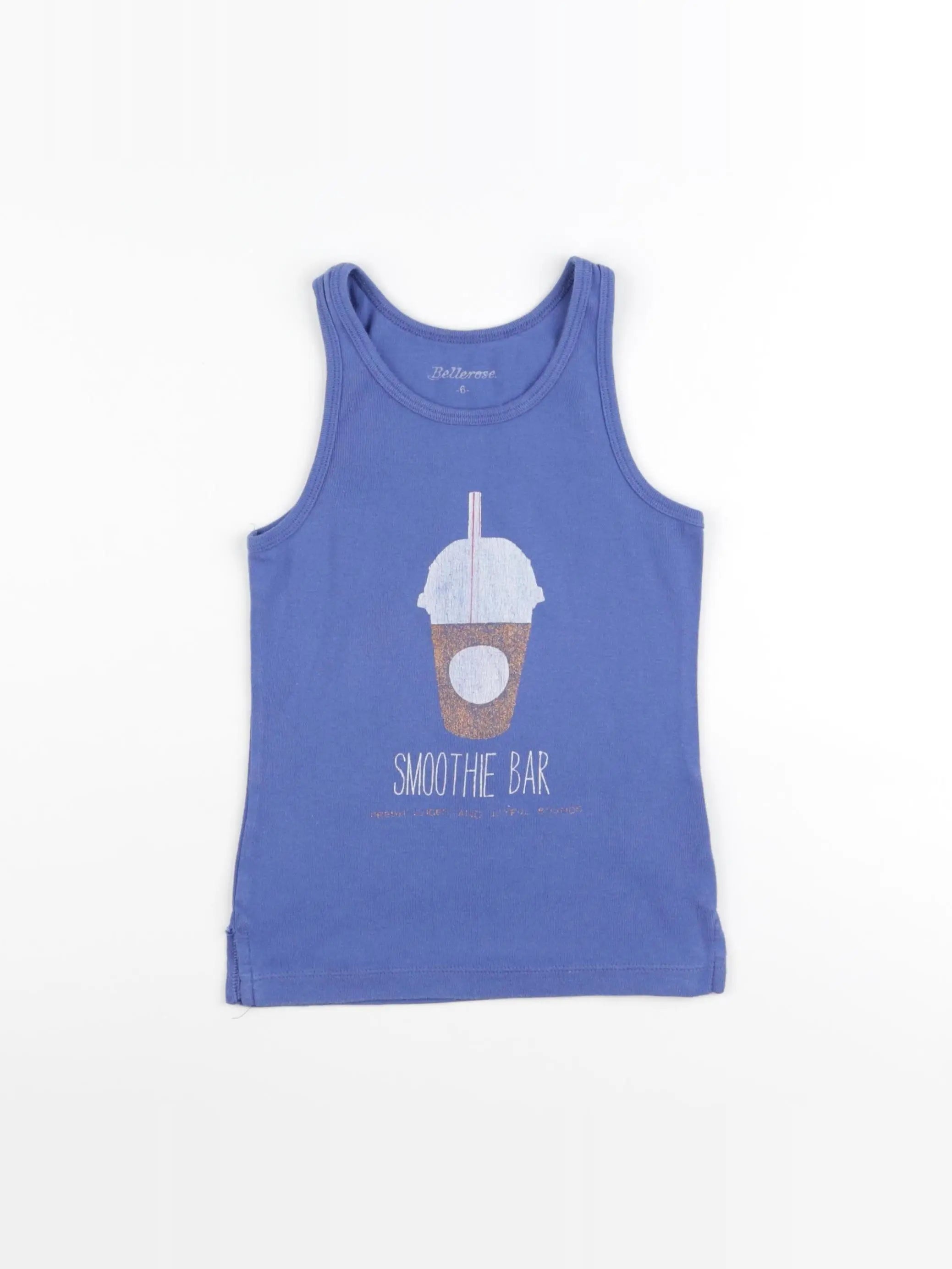 Bellerose - débardeur bleu - 6 ans