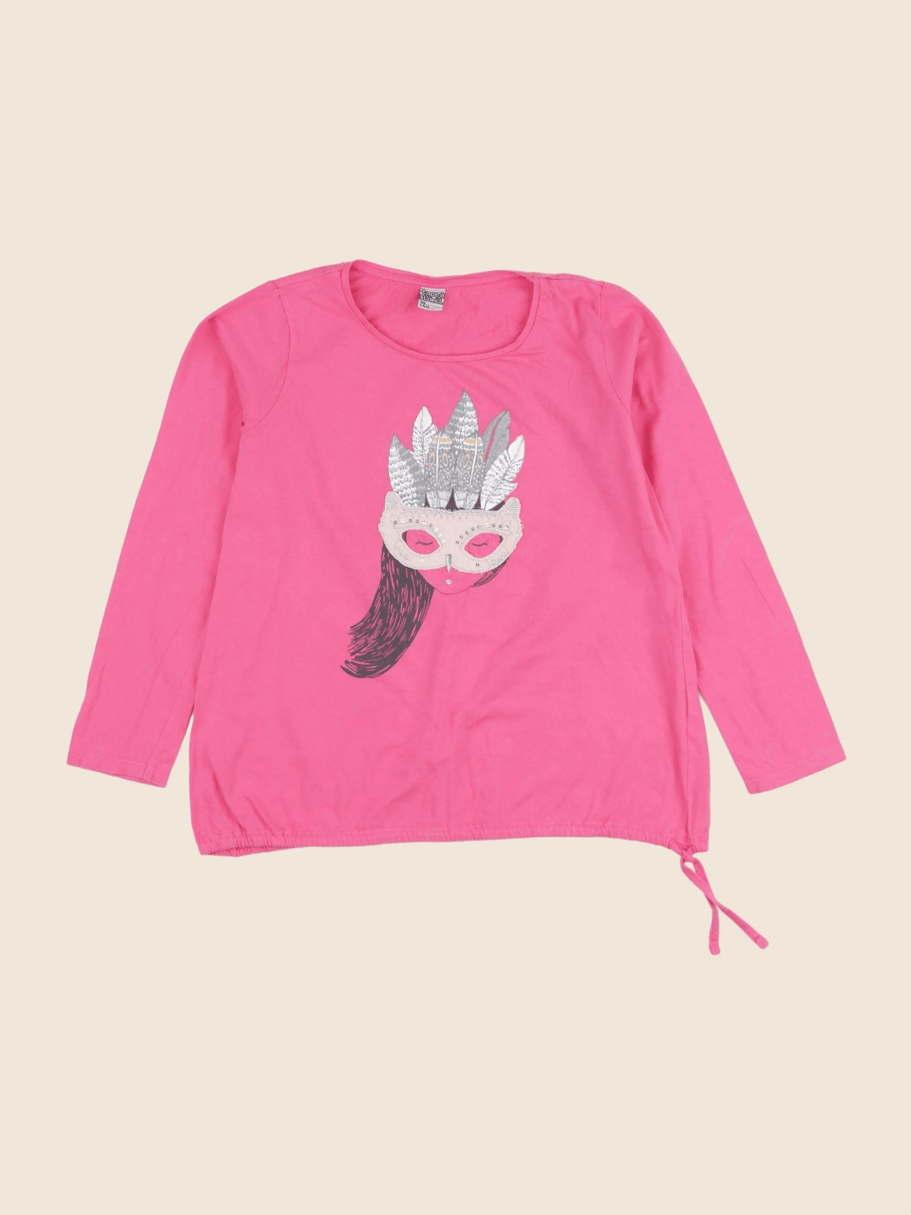 Tape à l'oeil - tee-shirt rose - 10 ans