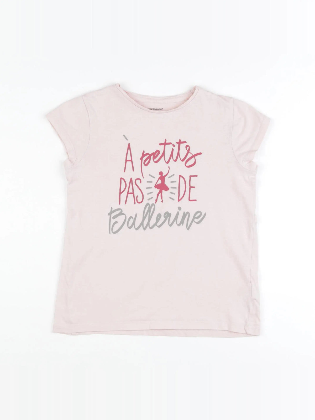 Vertbaudet - tee-shirt rose - 10 ans