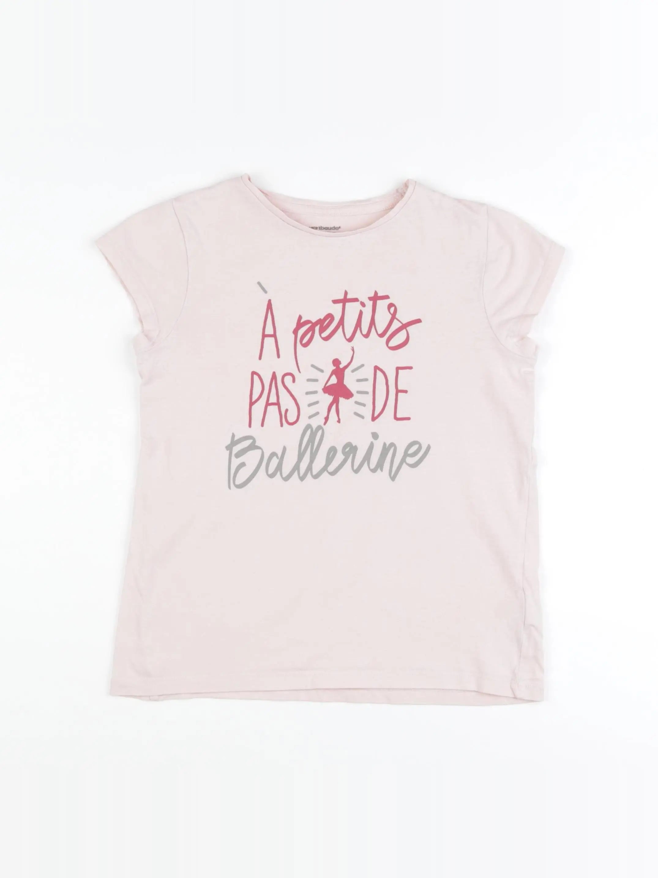Vertbaudet - tee-shirt rose - 10 ans