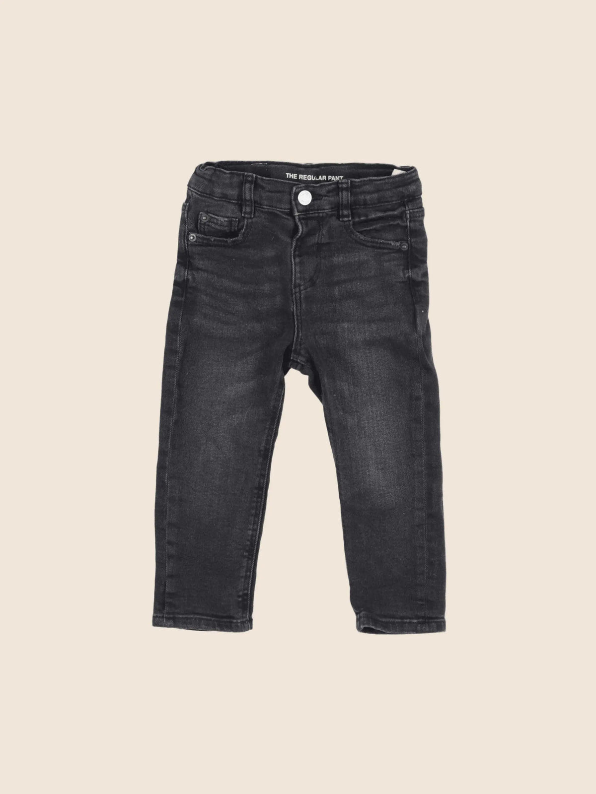 Zara - jean noir - 12/18 mois