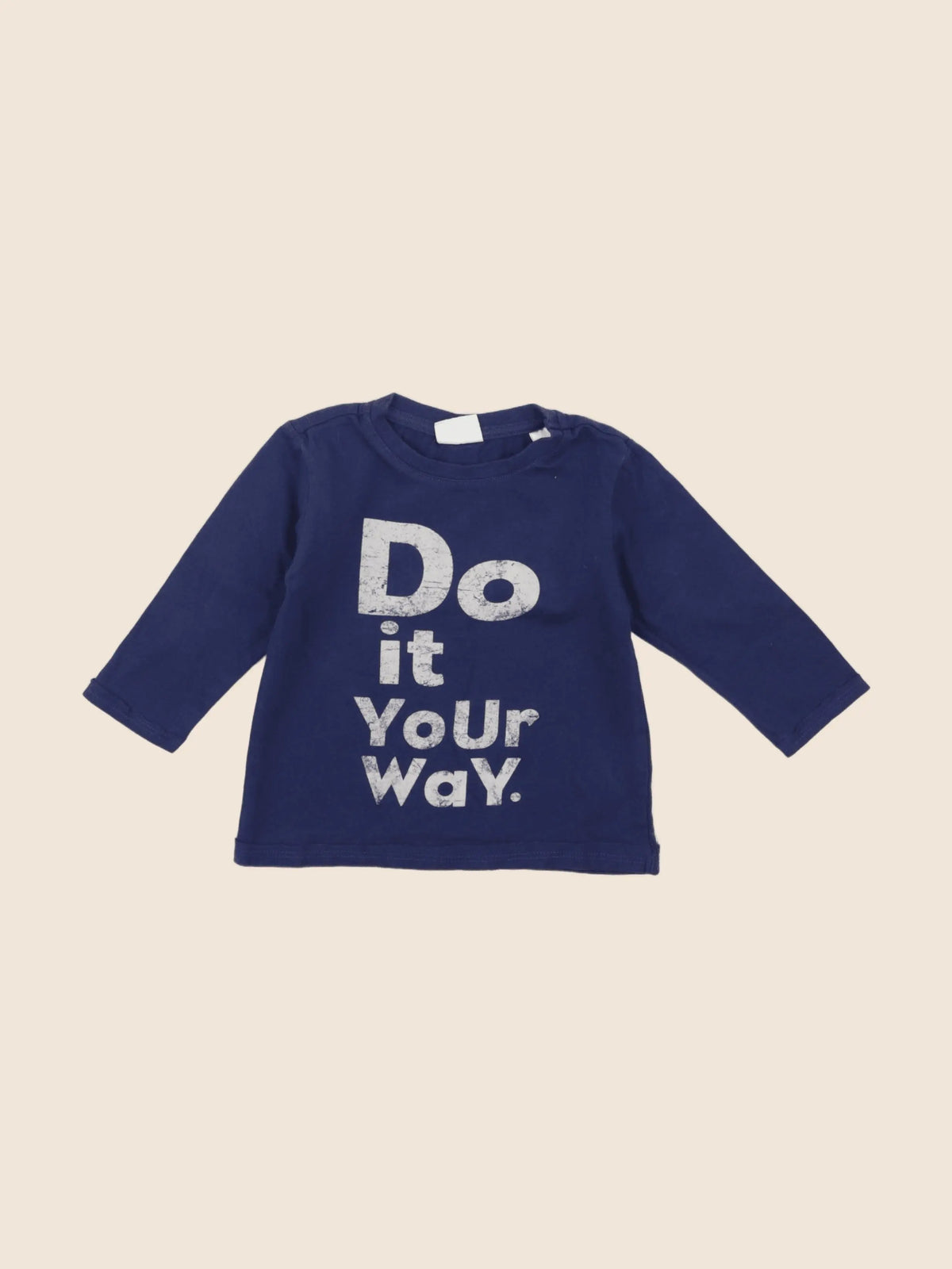 Zara - tee-shirt bleu - 3/6 mois