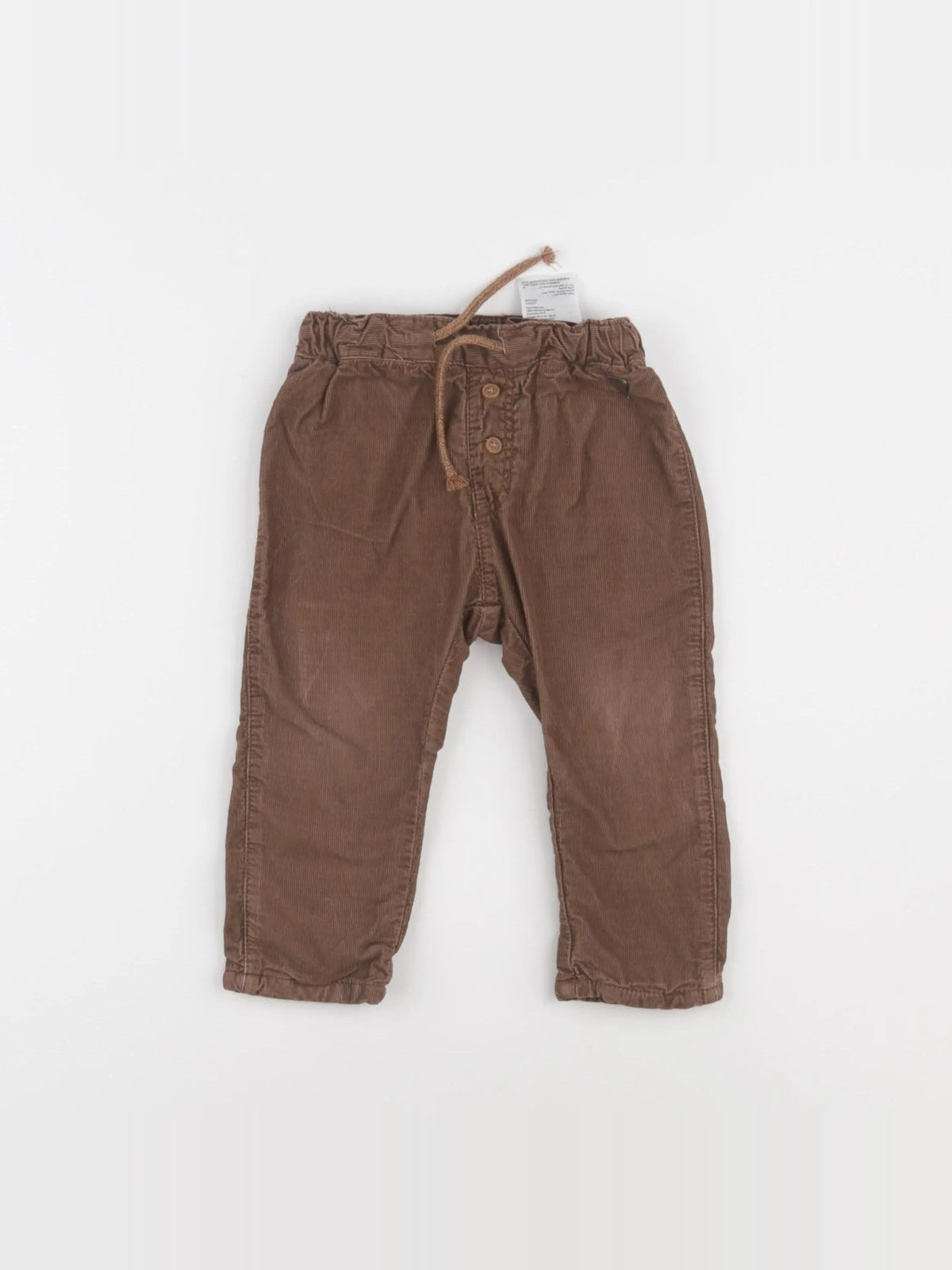 H&M - pantalon marron - 12/9 mois