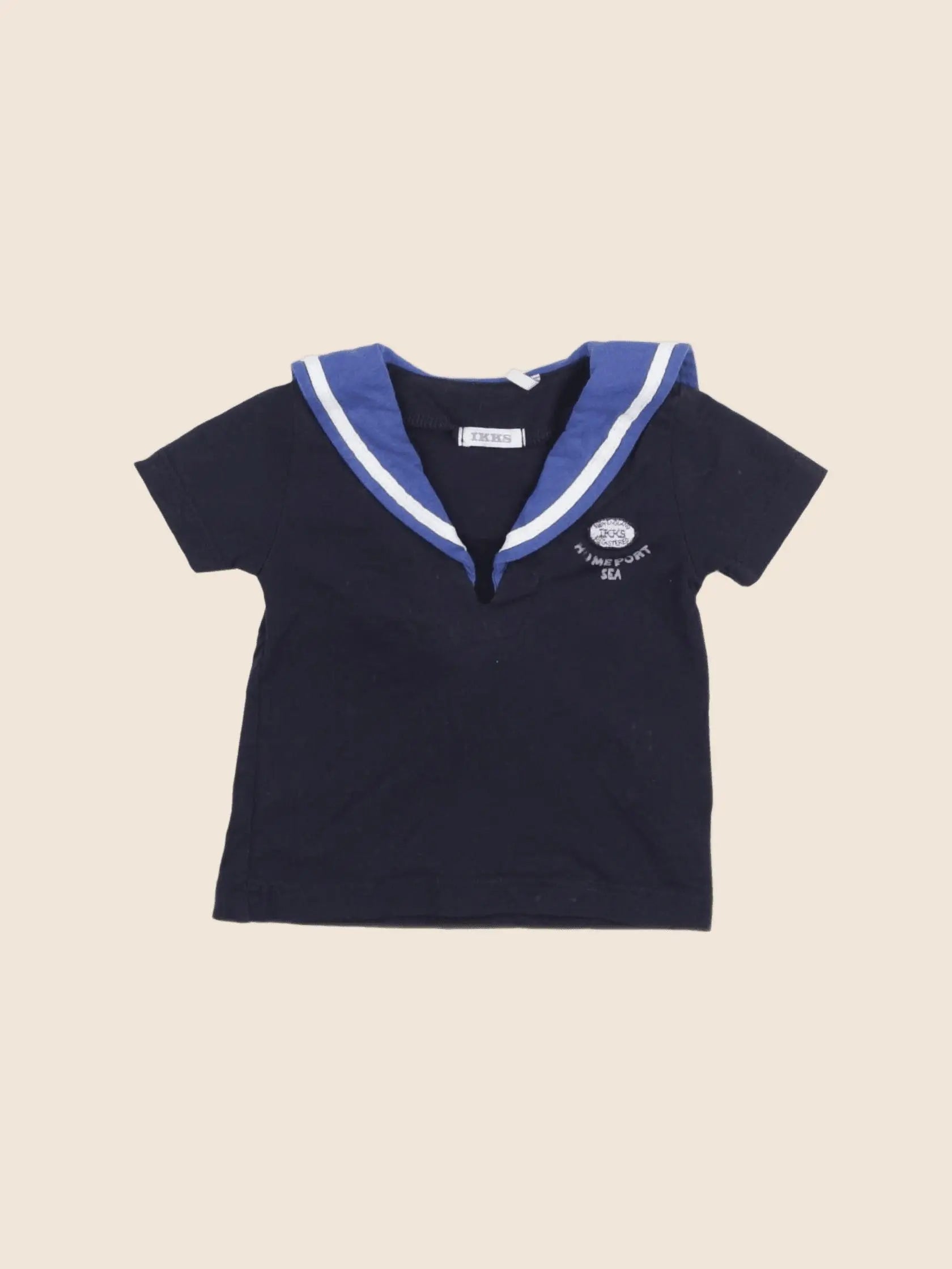 IKKS - tee-shirt bleu - 3 mois