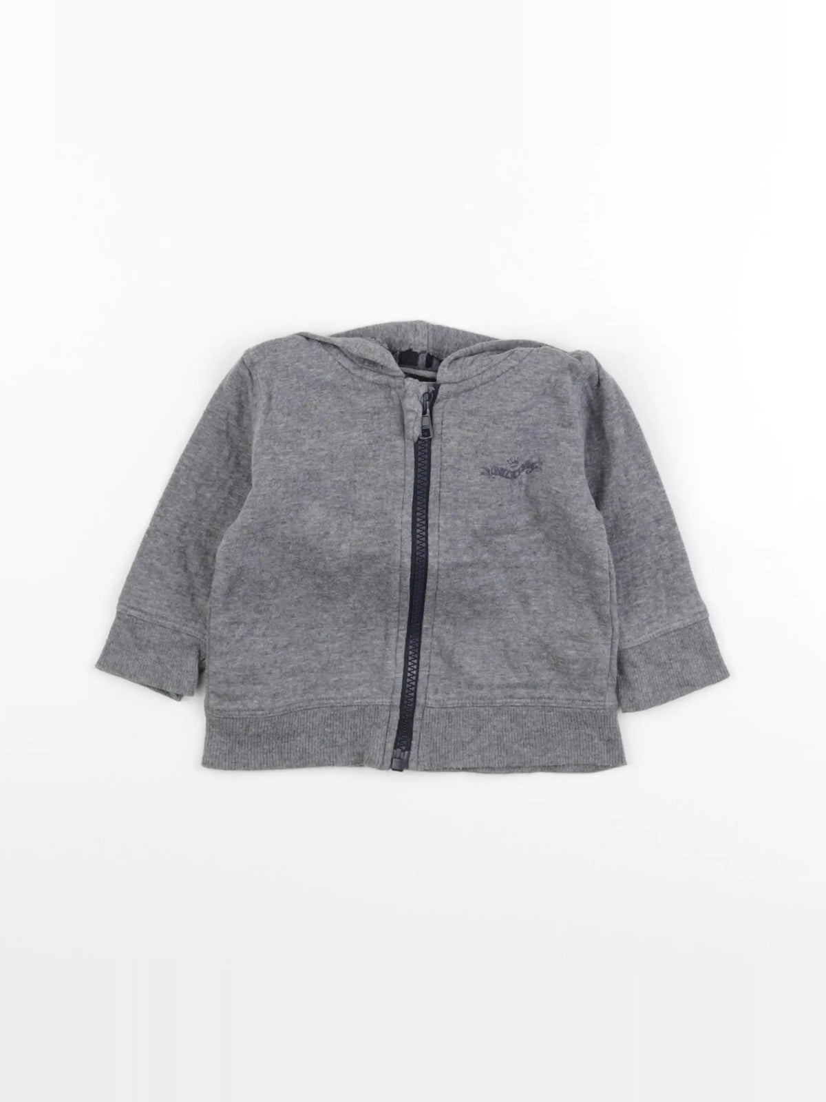 IKKS - sweat gris - 6 mois
