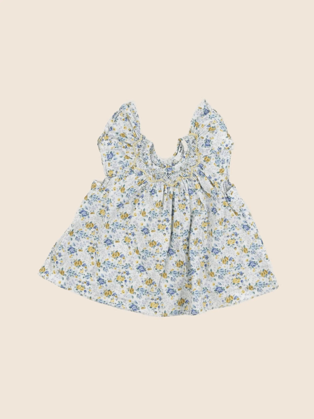 Cyrillus - blouse bleu, jaune - 18 mois