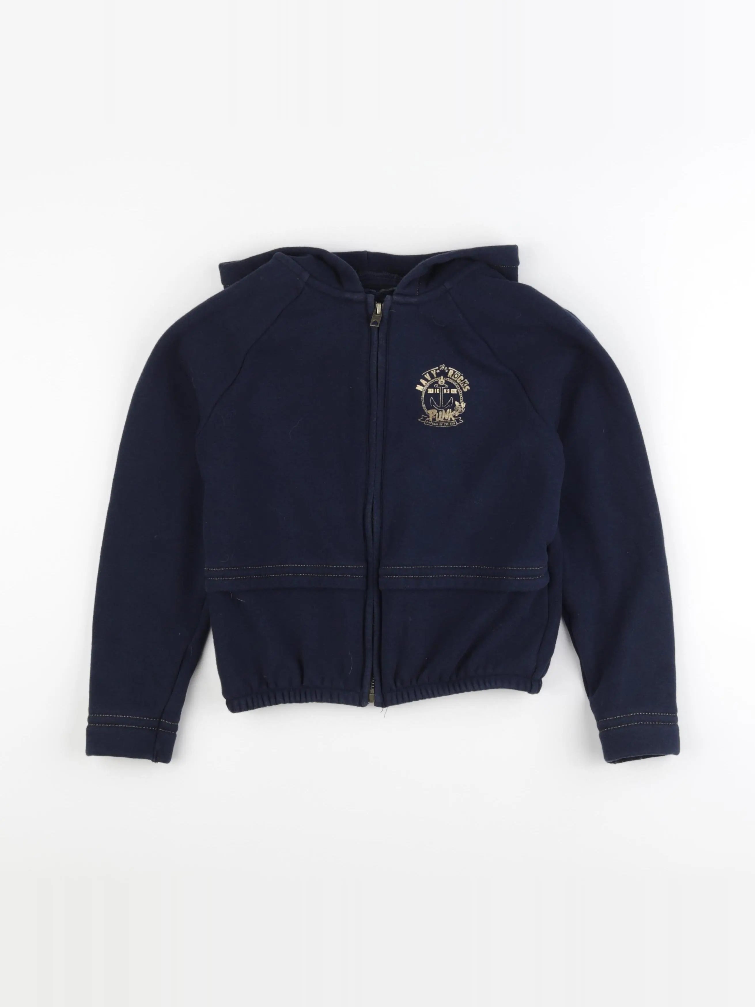 IKKS - sweat bleu - 10 ans